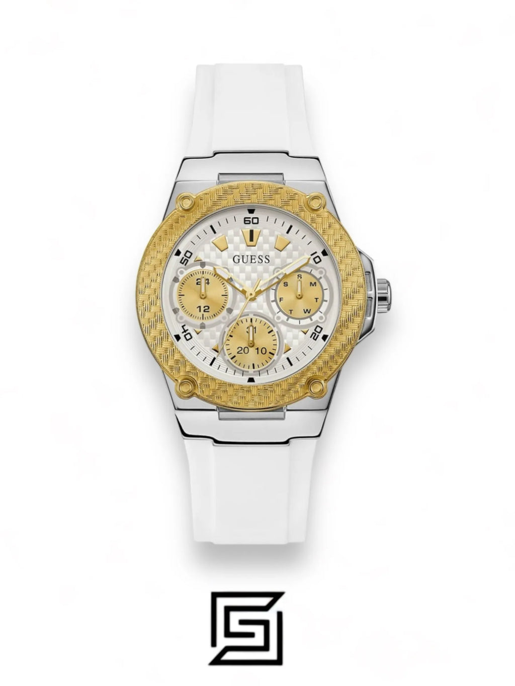 watches Guess White Dial Multi-function Women's - W1094L1