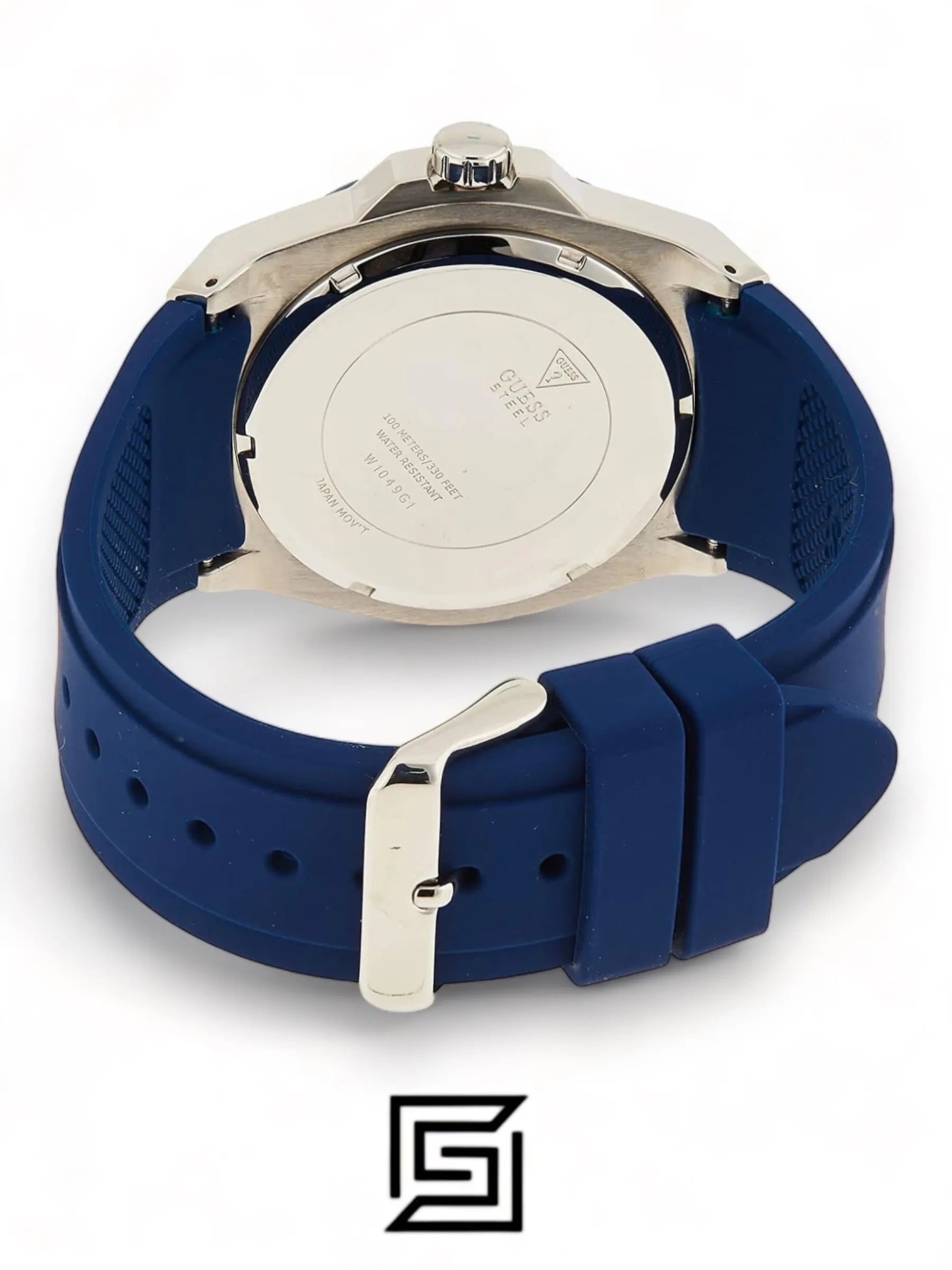 ساعات GUESS Legacy Analog Grey Dial ساعة رجالية - W1049G1