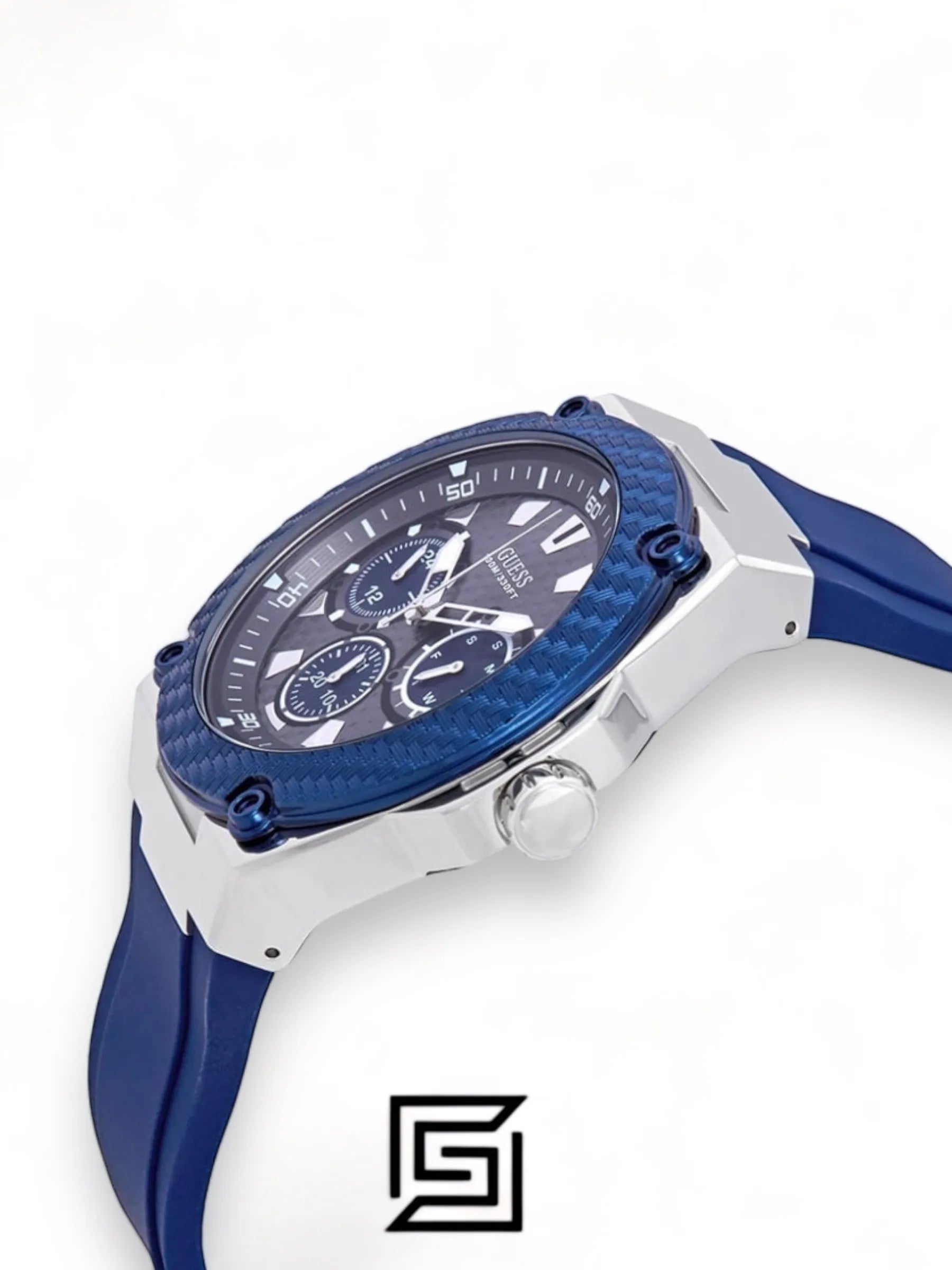 ساعات GUESS Legacy Analog Grey Dial ساعة رجالية - W1049G1