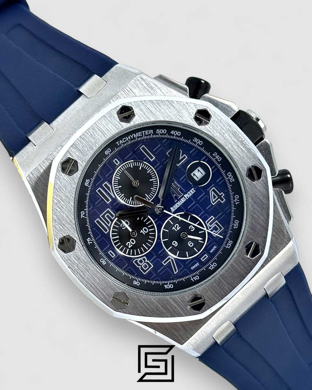 Audemars Piguet Royal Oak Offshore Chronograph - Navy Blue Dial & Rubber Strap