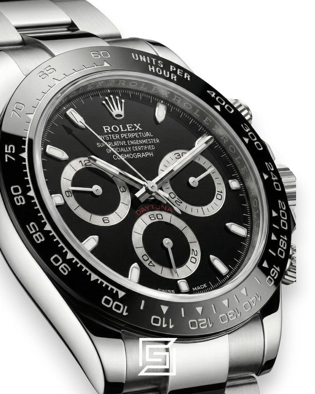 Rolex Daytona Silver Black - Stainless Steel - Automatic Movement