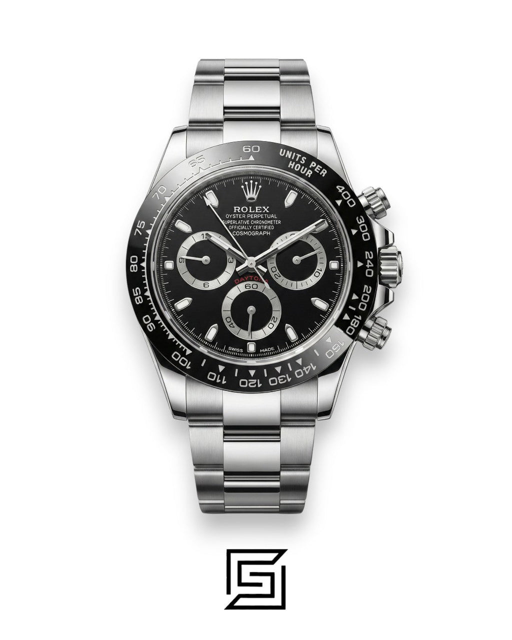 Rolex Daytona Silver Black - Stainless Steel - Automatic Movement