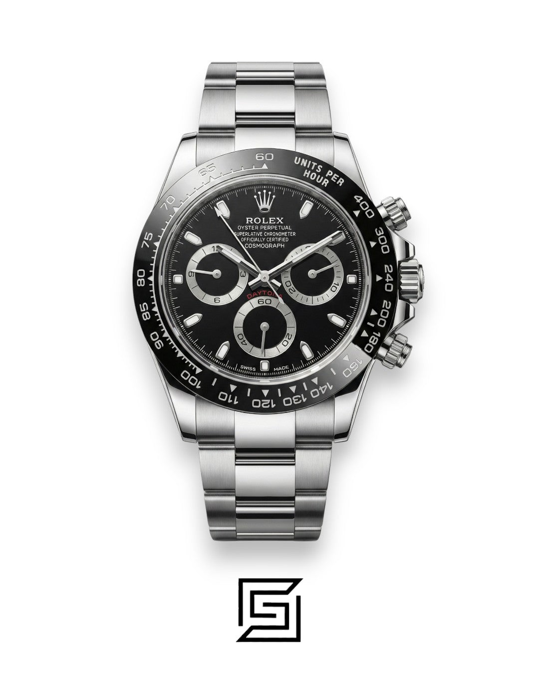 Rolex Daytona Silver Black - Stainless Steel - Automatic Movement