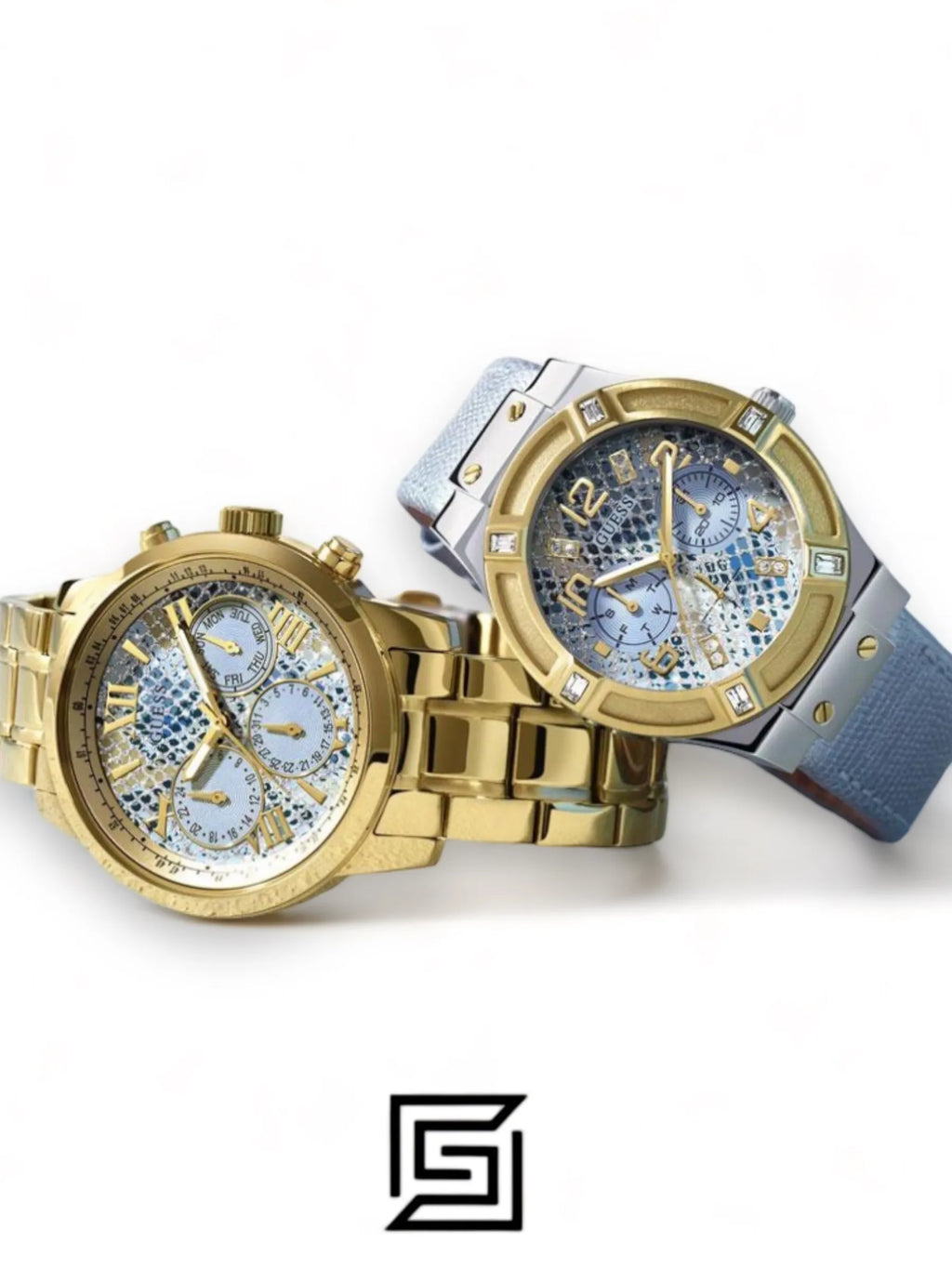 ساعة أنالوج Guess Sunrise للنساء - W0330L13