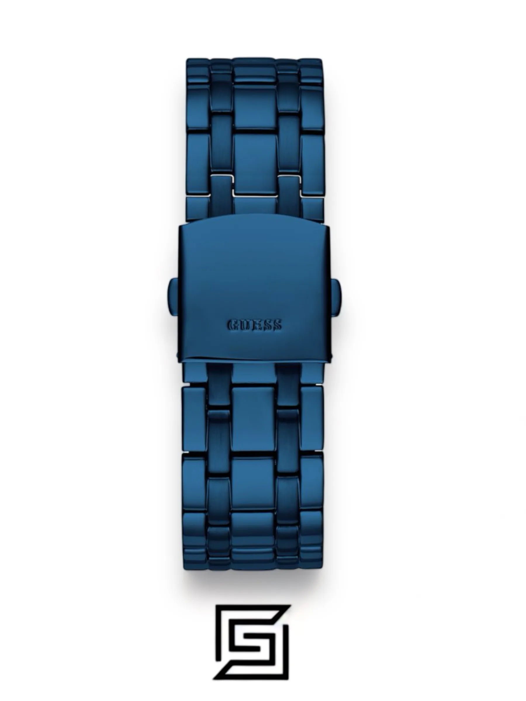 Guess original-watches ساعة كوارتز بعقارب وشاشة عرض وسوار من الاستانلس ستيل - W1258G3