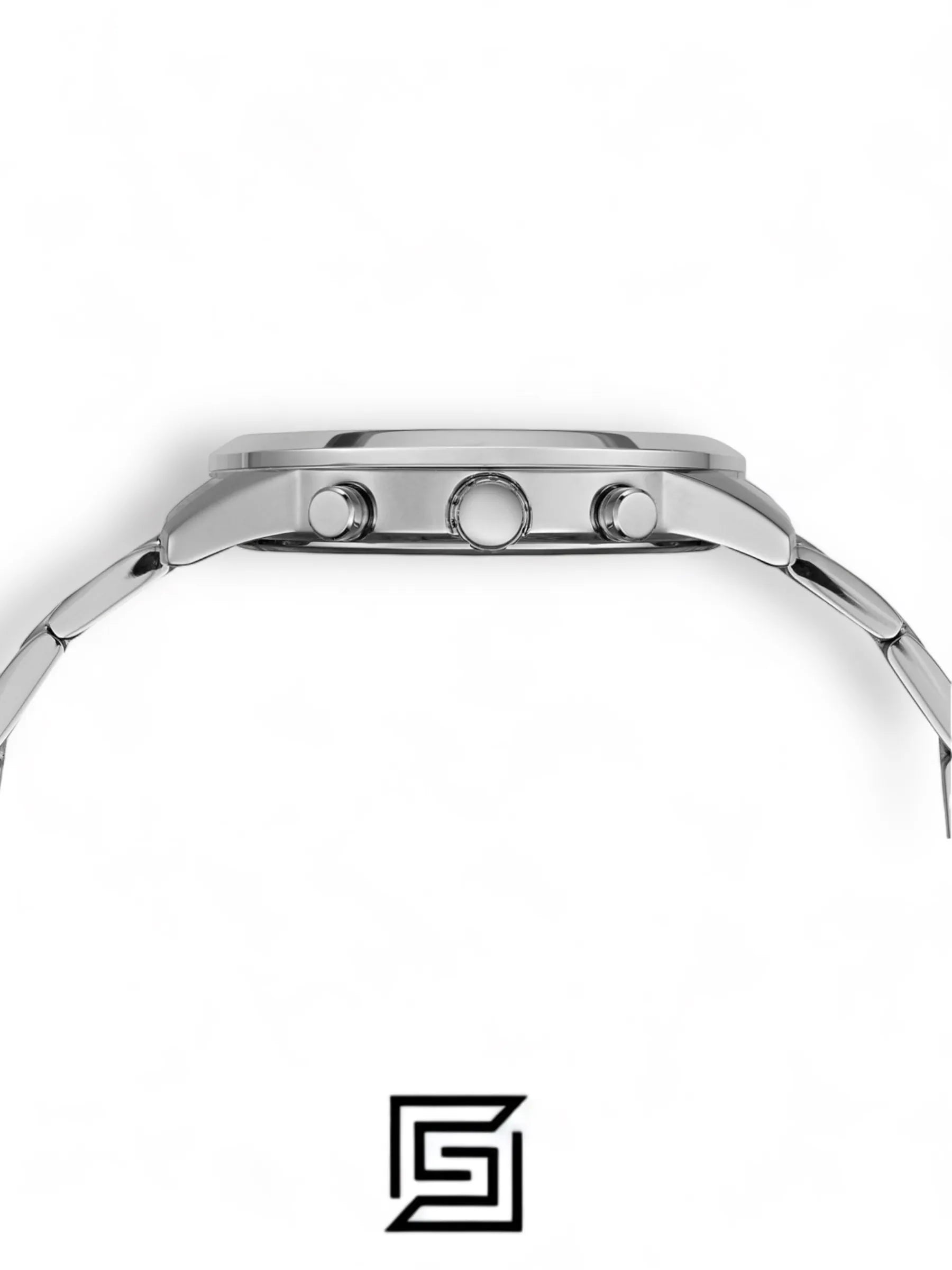 Guess original-watches ساعة أنالوج كوارتز للنساء بسوار من الستانلس ستيل الفضي ومينا أزرق - U1070L4
