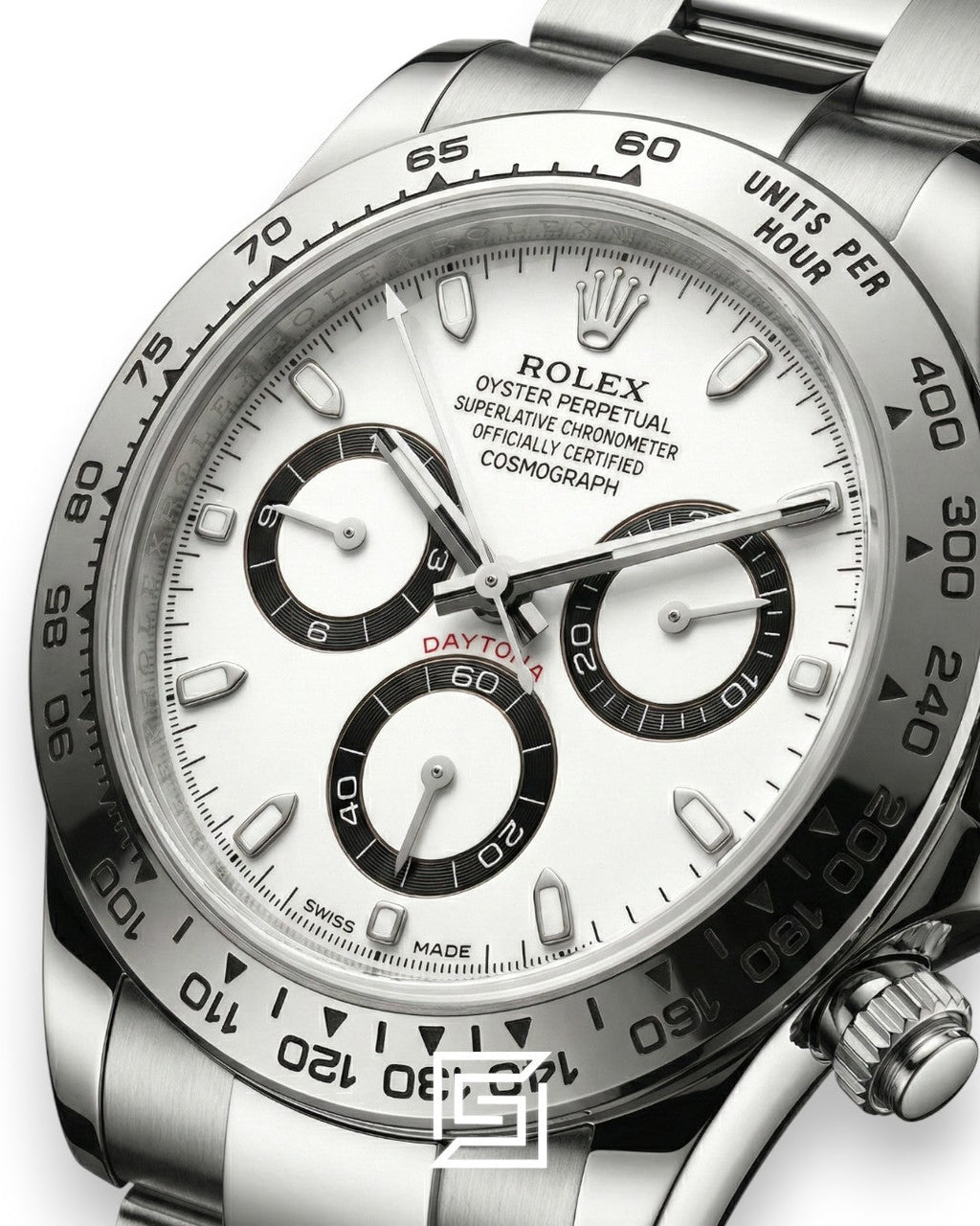 Rolex Daytona Silver White - Stainless Steel - Automatic Movement