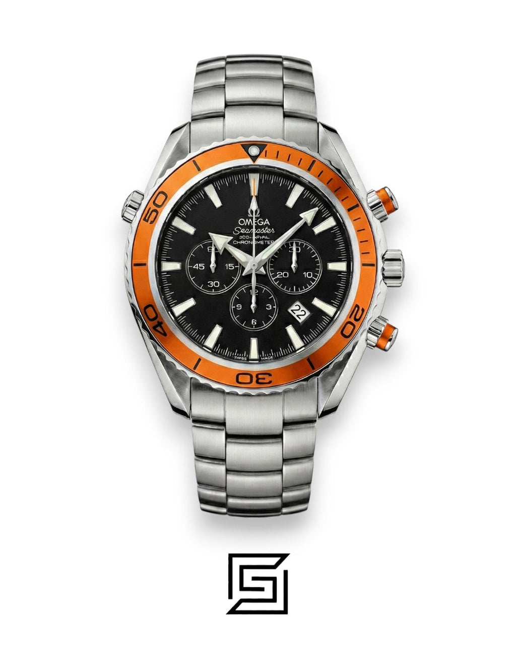 Omega Seamaster Planet Ocean Chronograph – Orange Bezel & Steel 600M