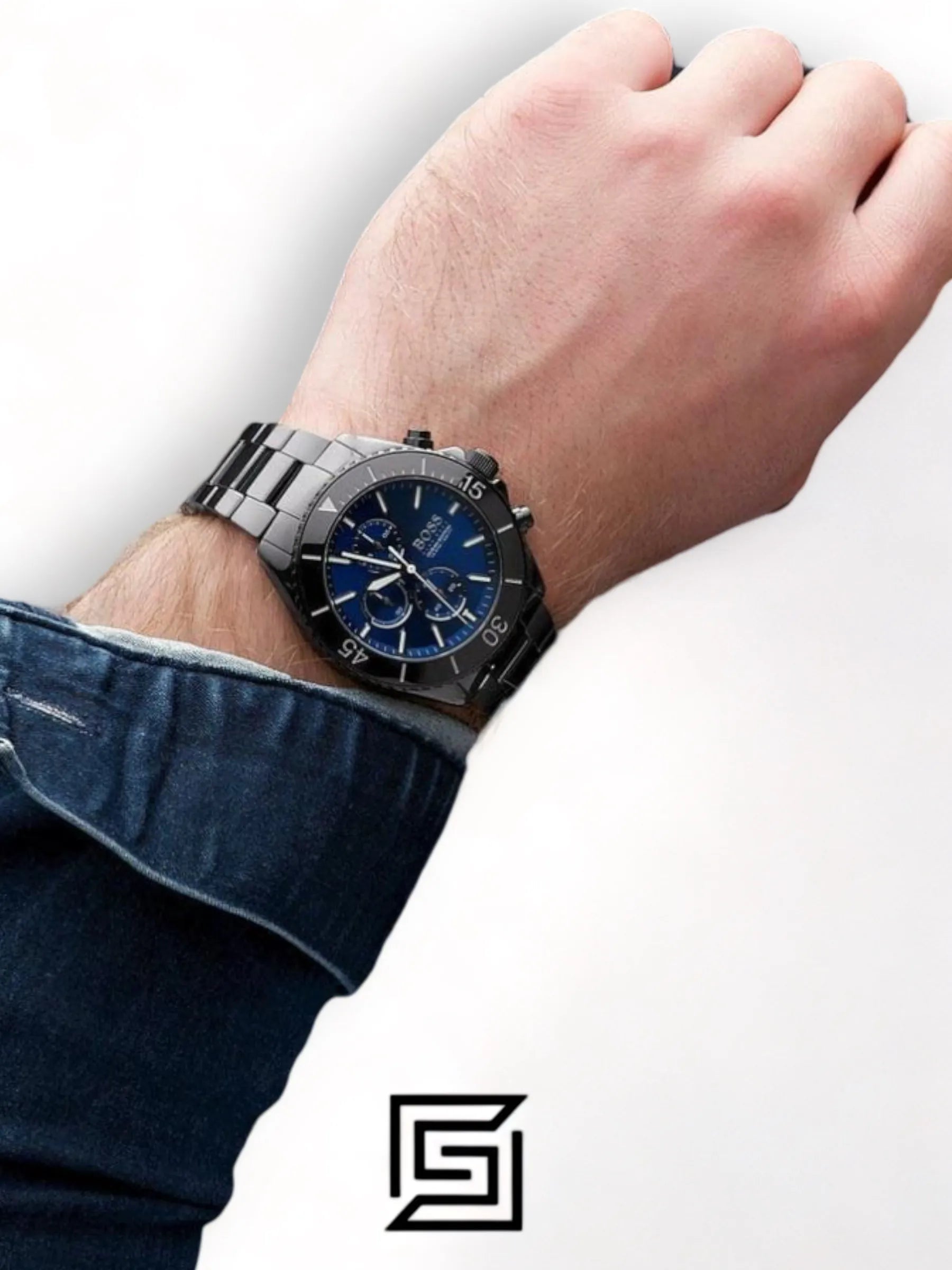 Hugo Boss original-watches Men's Analogue Quartz Watch with Ceramic Strap - 1513743
