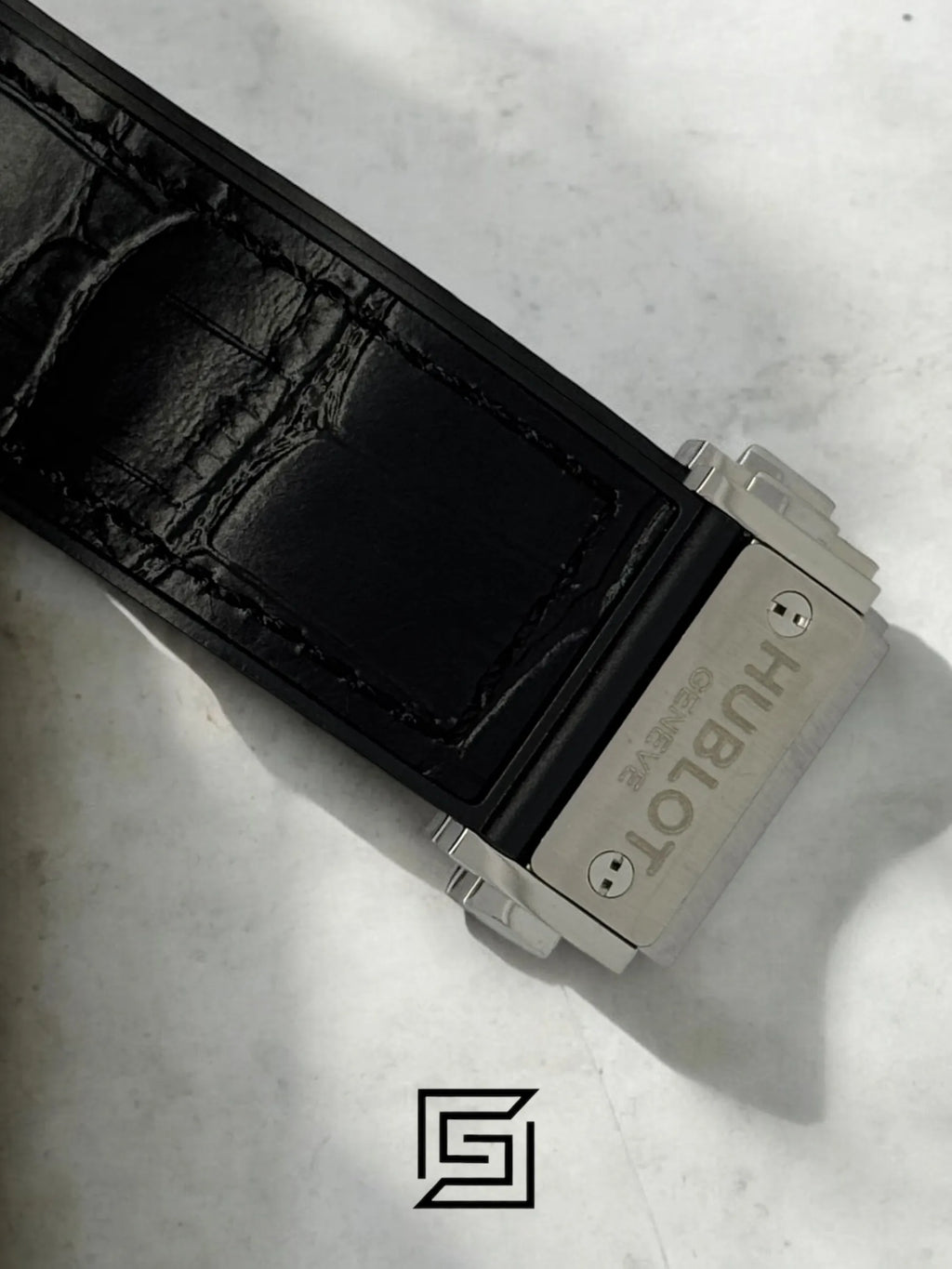 Hublot Classic Fusion Silver – Black Dial – Japanese Quartz Movement – Rubber Strap
