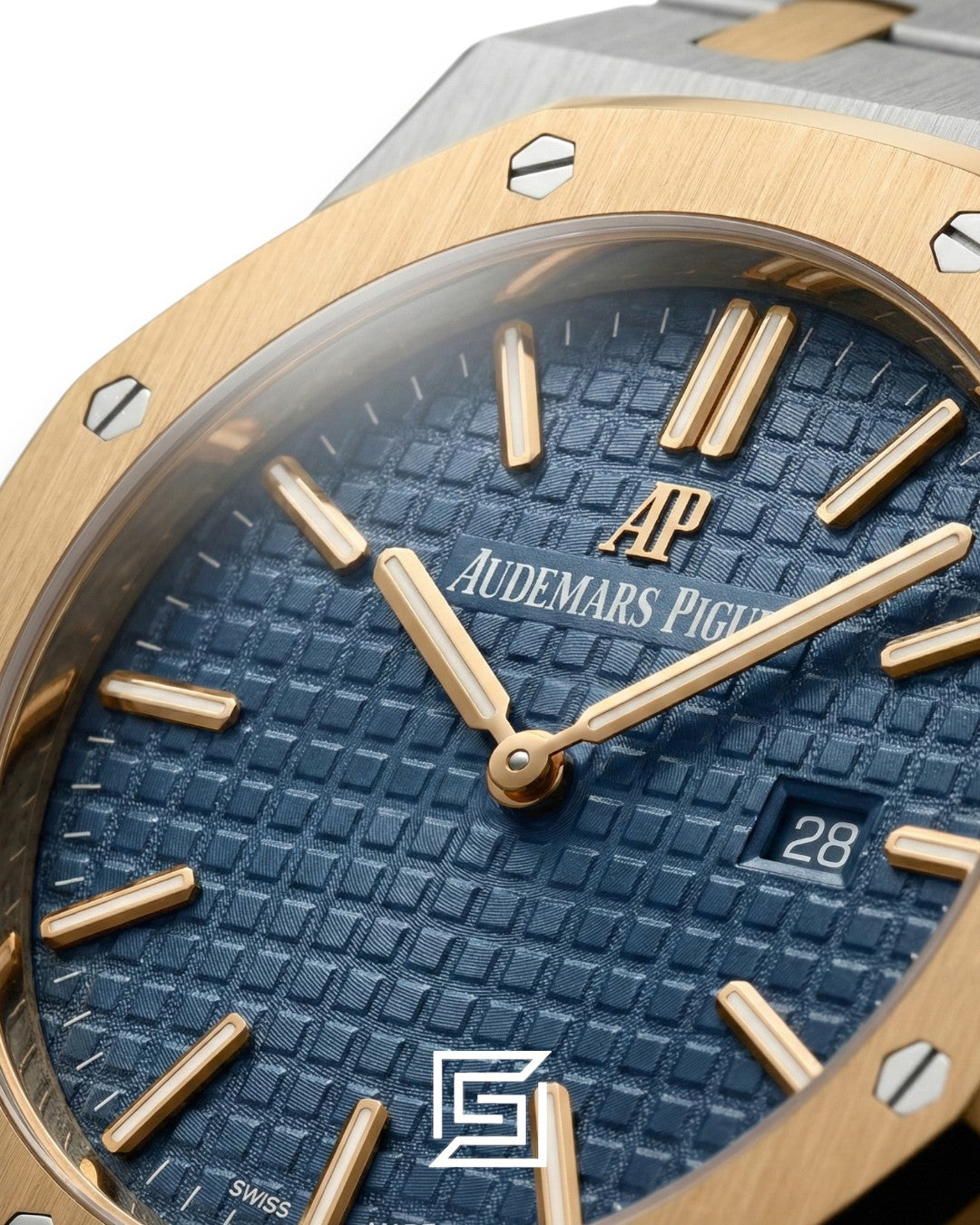 Audemars Piguet Royal Oak Two-Tone - Blue Dial - Rose Gold & Steel