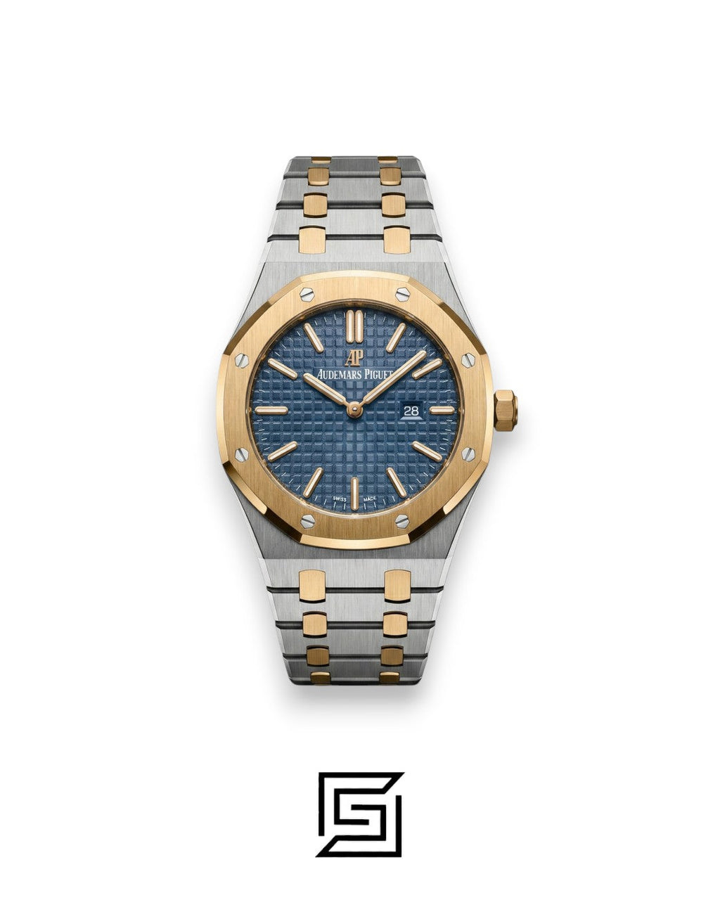 Audemars Piguet Royal Oak Two-Tone - Blue Dial - Rose Gold & Steel