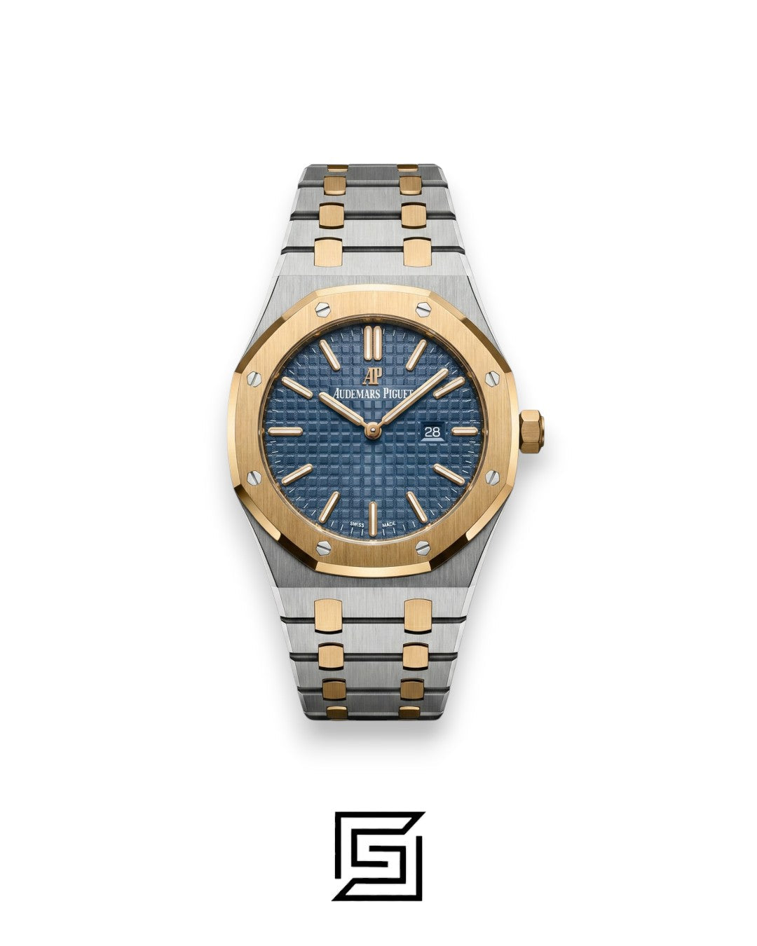 Audemars Piguet Royal Oak Two-Tone - Blue Dial - Rose Gold & Steel