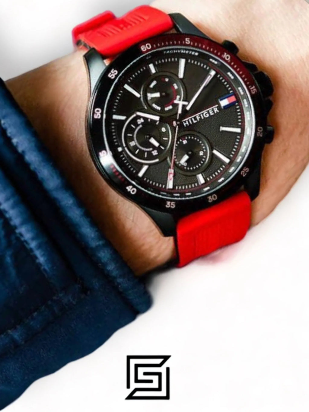 Tommy Hilfiger original-watches Men's Analogue Quartz Watch with Silicone Strap - 1791722