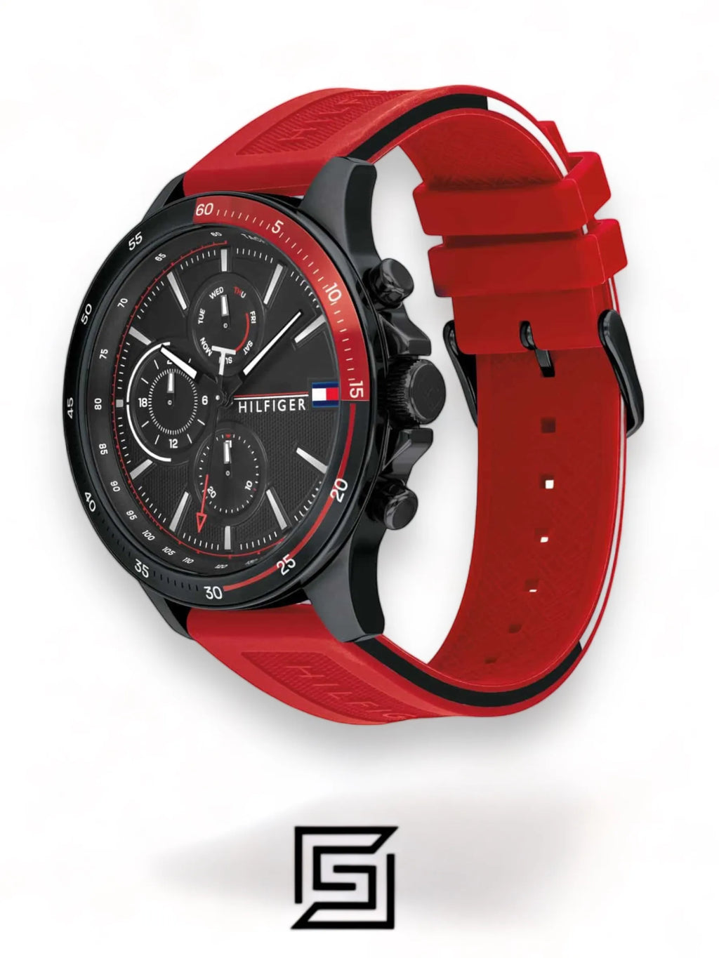 Tommy Hilfiger original-watches Men's Analogue Quartz Watch with Silicone Strap - 1791722