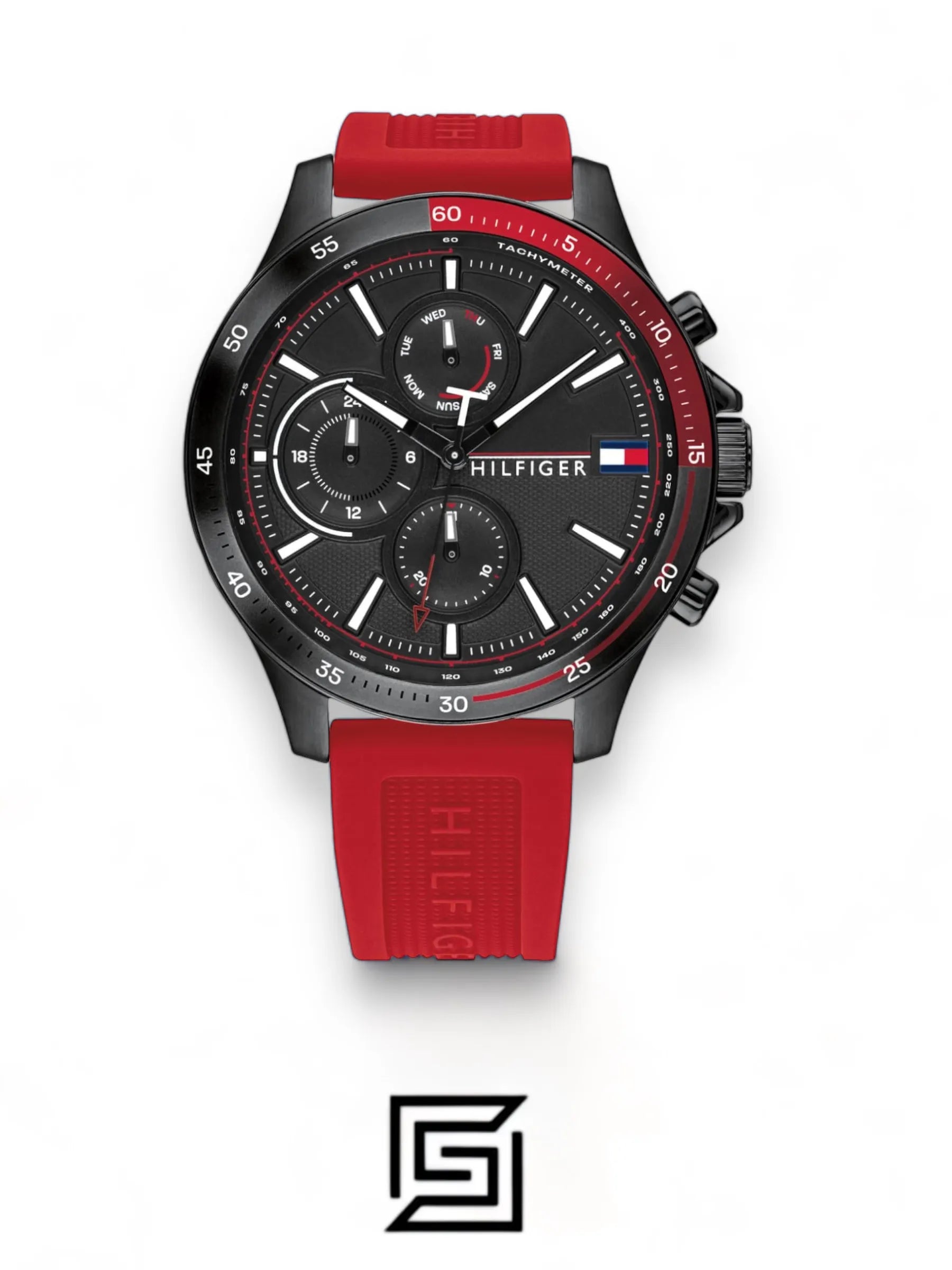 Tommy Hilfiger original-watches Men's Analogue Quartz Watch with Silicone Strap - 1791722