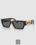 Versace VE4459 Tiger Frame with Dark Grey Lenses