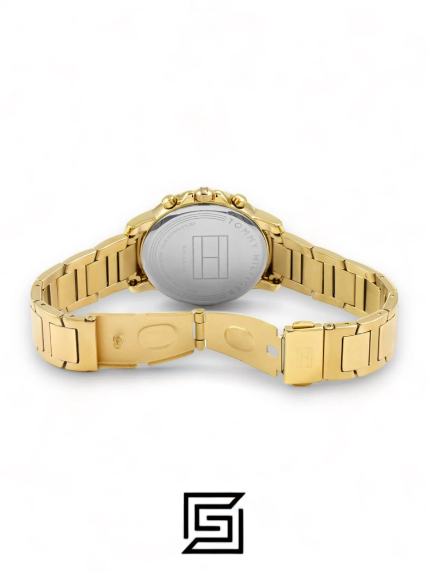 Tommy Hilfiger original-watches ساعة نسائية كاجوال من الستانلس ستيل باللون الذهبي - 1781821