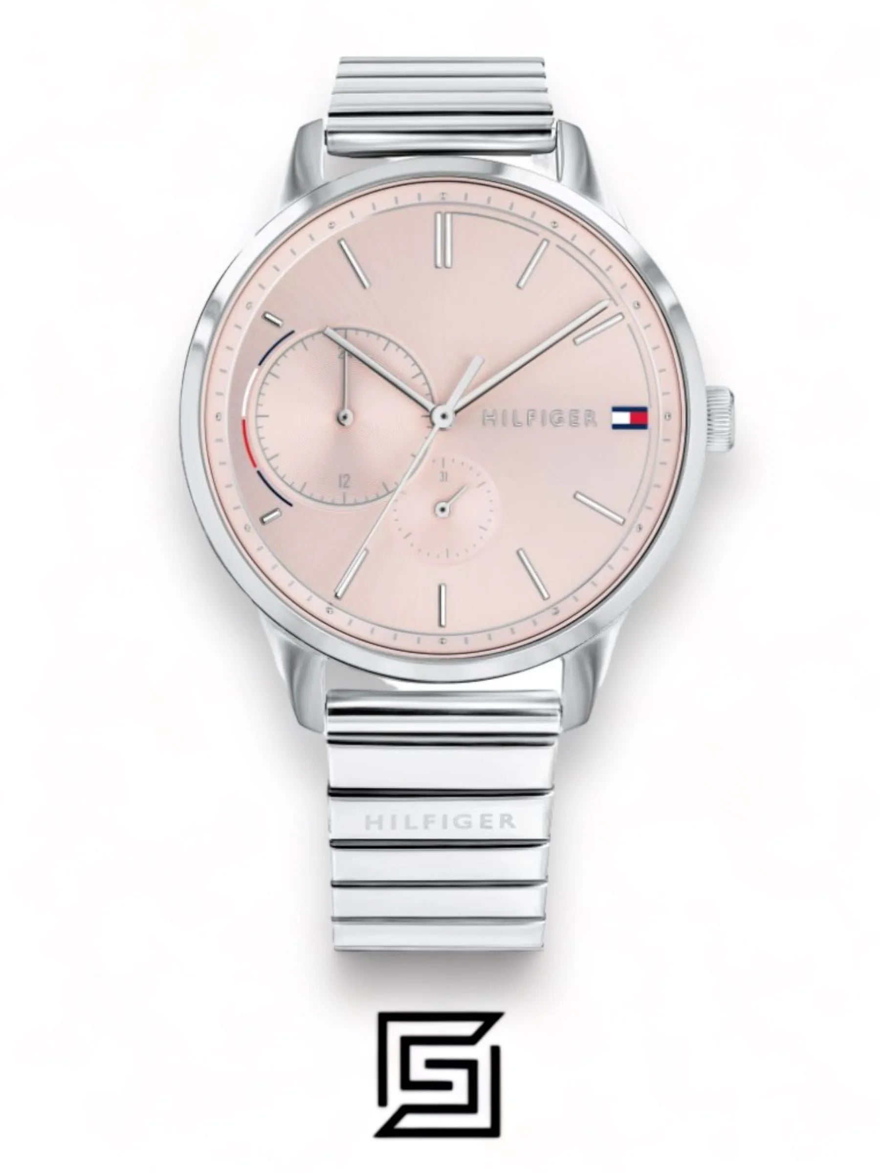 Tommy Hilfiger original-watches Brooke Women's Pink Dial Stainless Steel Band Watch - 1782020