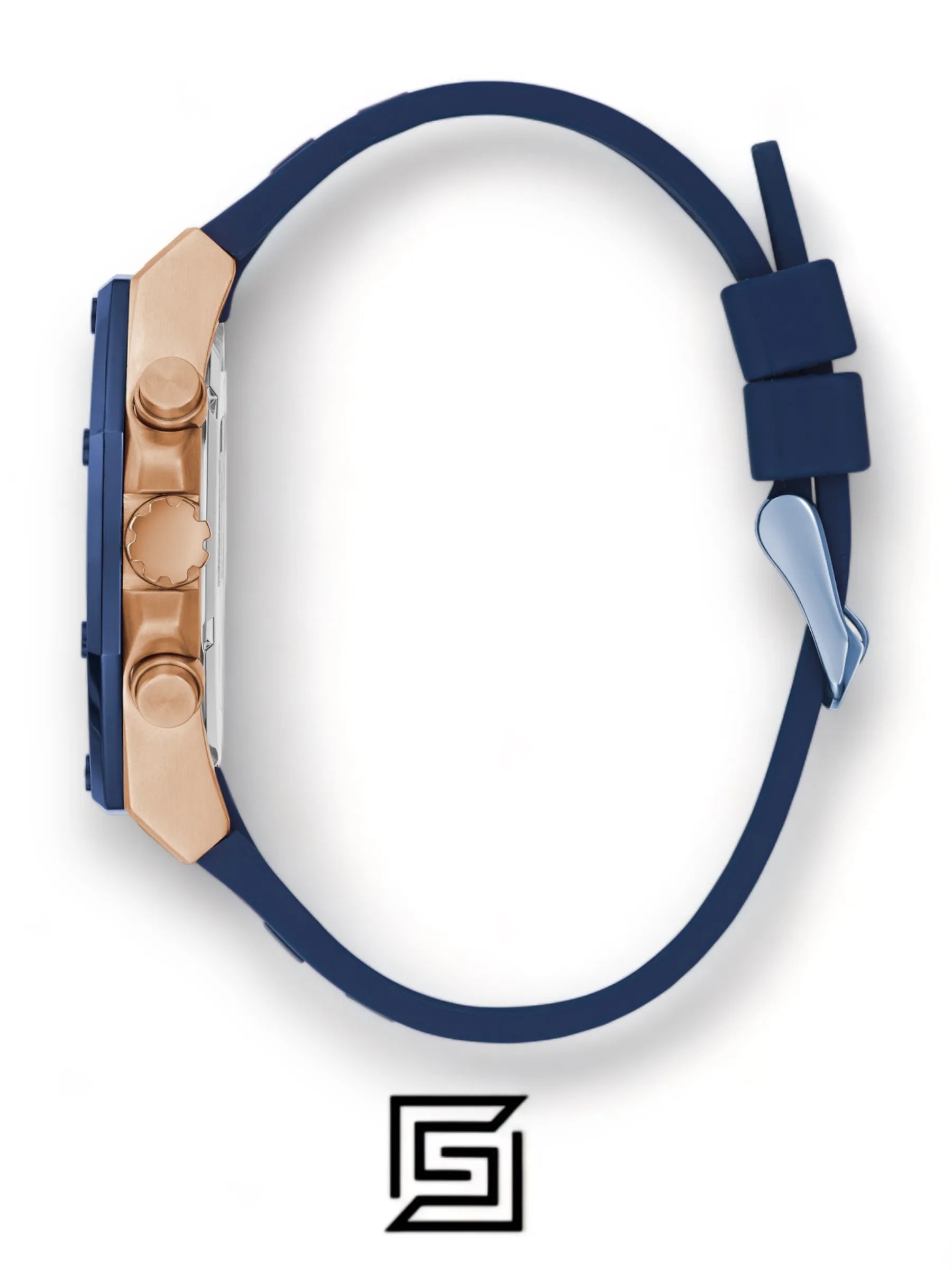 ساعة كرونوغراف مينا أزرق من Guess Original - GW0263G2