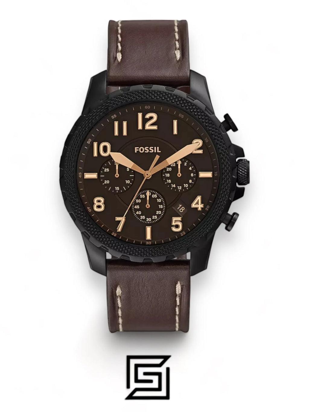 Fossil original-watches Bowman Chronograph Brown Leather Watch - FS5601
