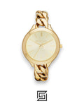Michael Kors original-watches Slim Runway Champagne Dial Gold-Tone Ladies Watch MK3222