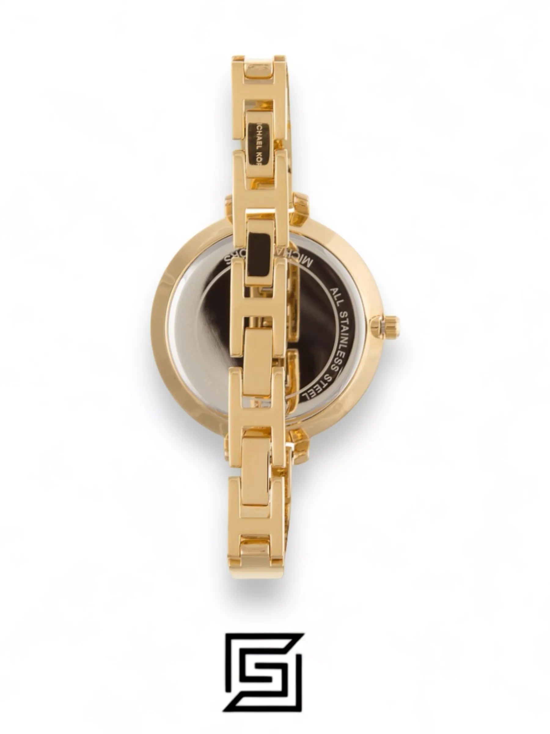 Michael Kors original-watches ساعة جارين للنساء بعقارب عرض كوارتز ذهبية - MK3734
