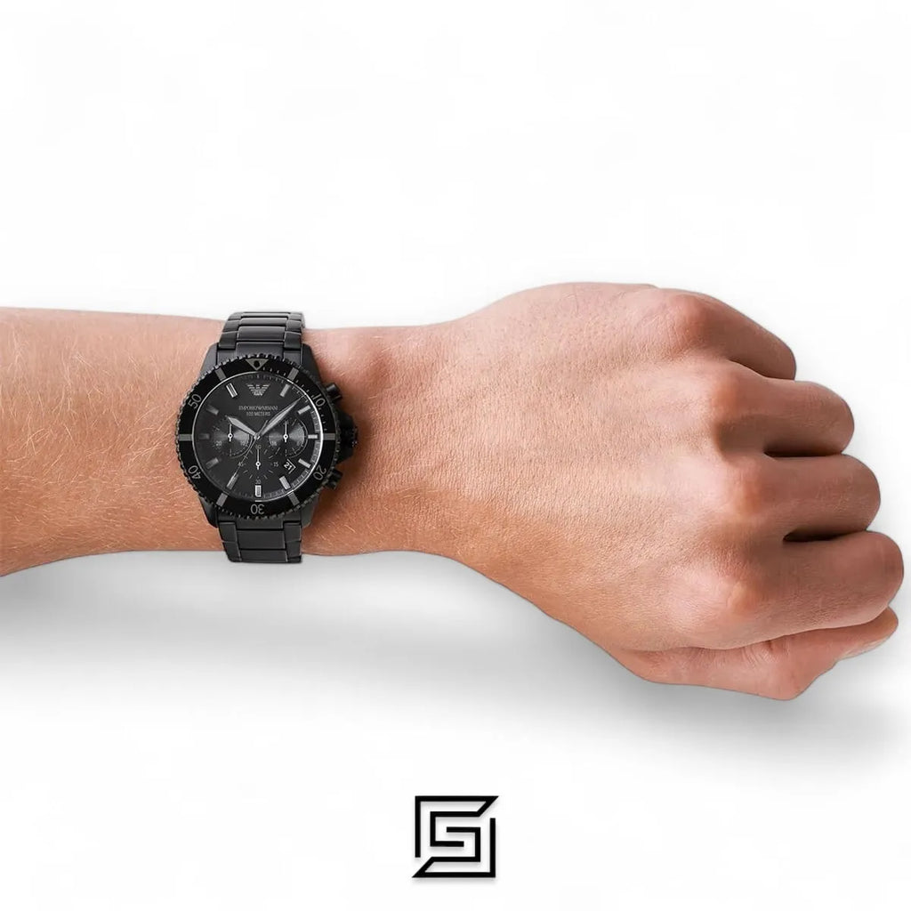 Analog Black Dial Men's Watch AR11363