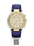 Michael Kors watches Parker Watch for Women - Analog Leather Band - MK2280
