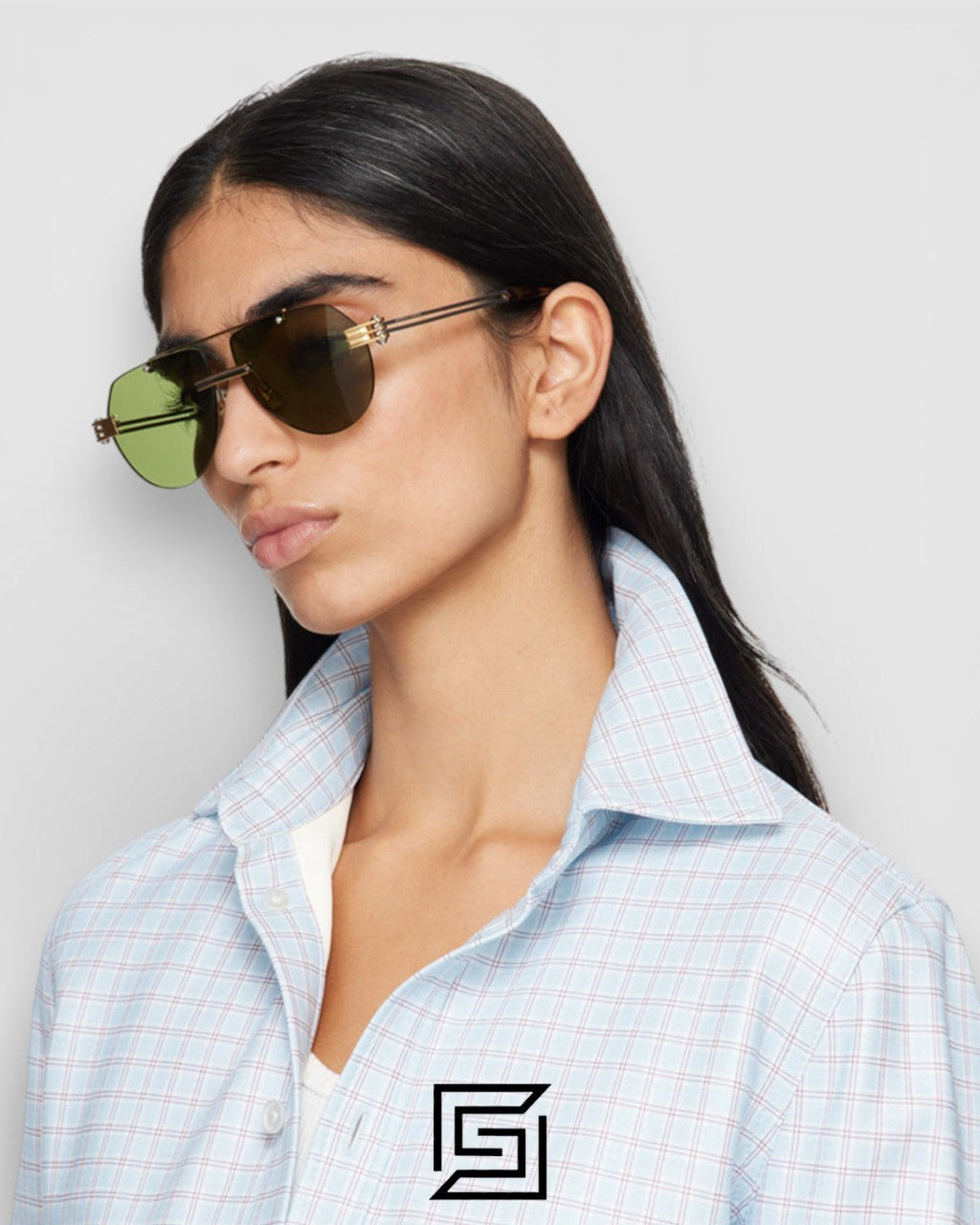 Bottega Veneta BV1342 004 Gold Mirror Lenses and Gold Frame Luxury Aviator Sunglasses