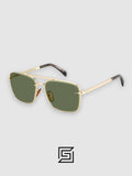 David Beckham DB7093 Sunglasses Men - GOLD_DARK GREEN