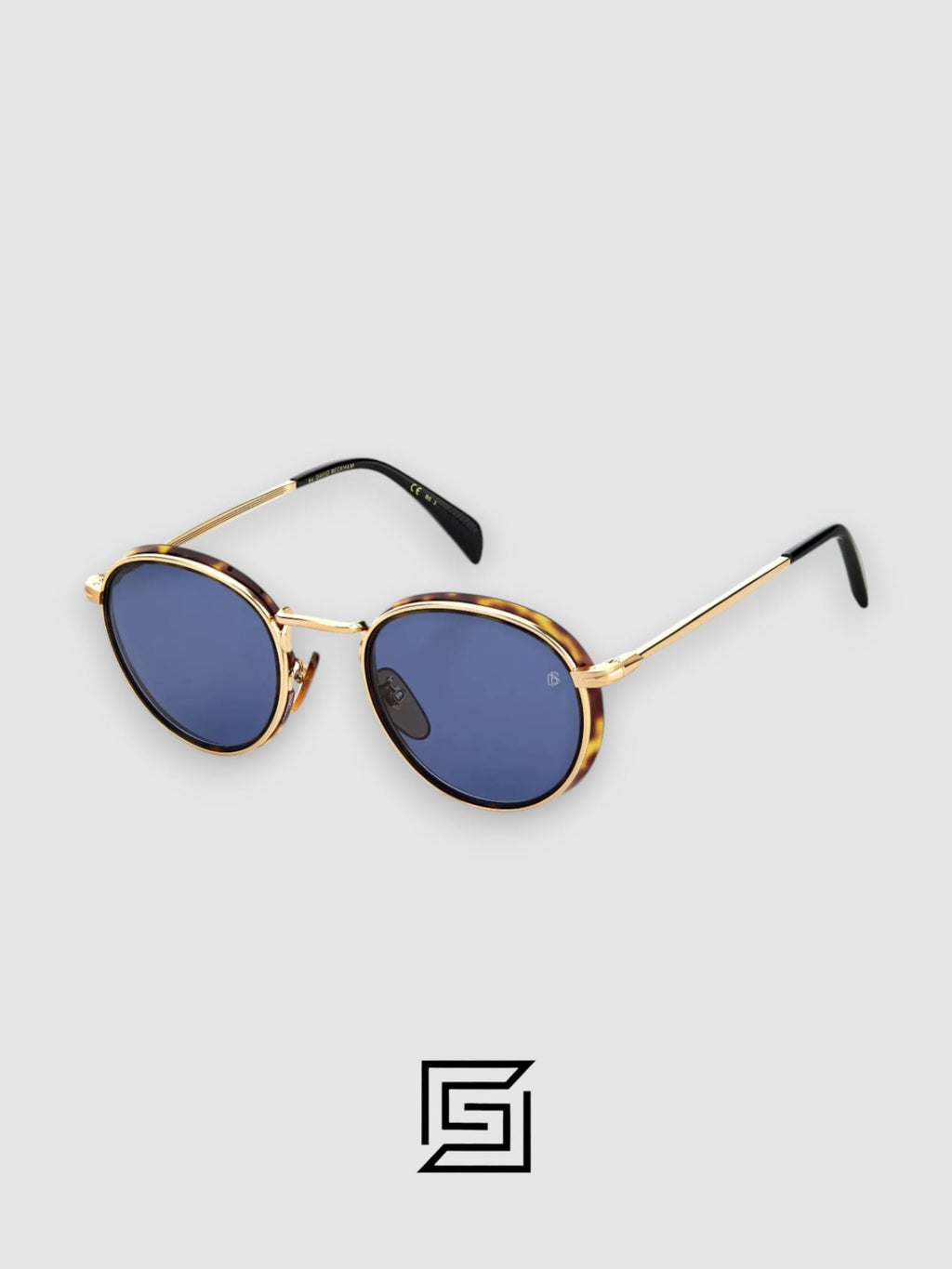 David Beckham DB1033 Sunglasses Men - TIGER-BLUE GOLD