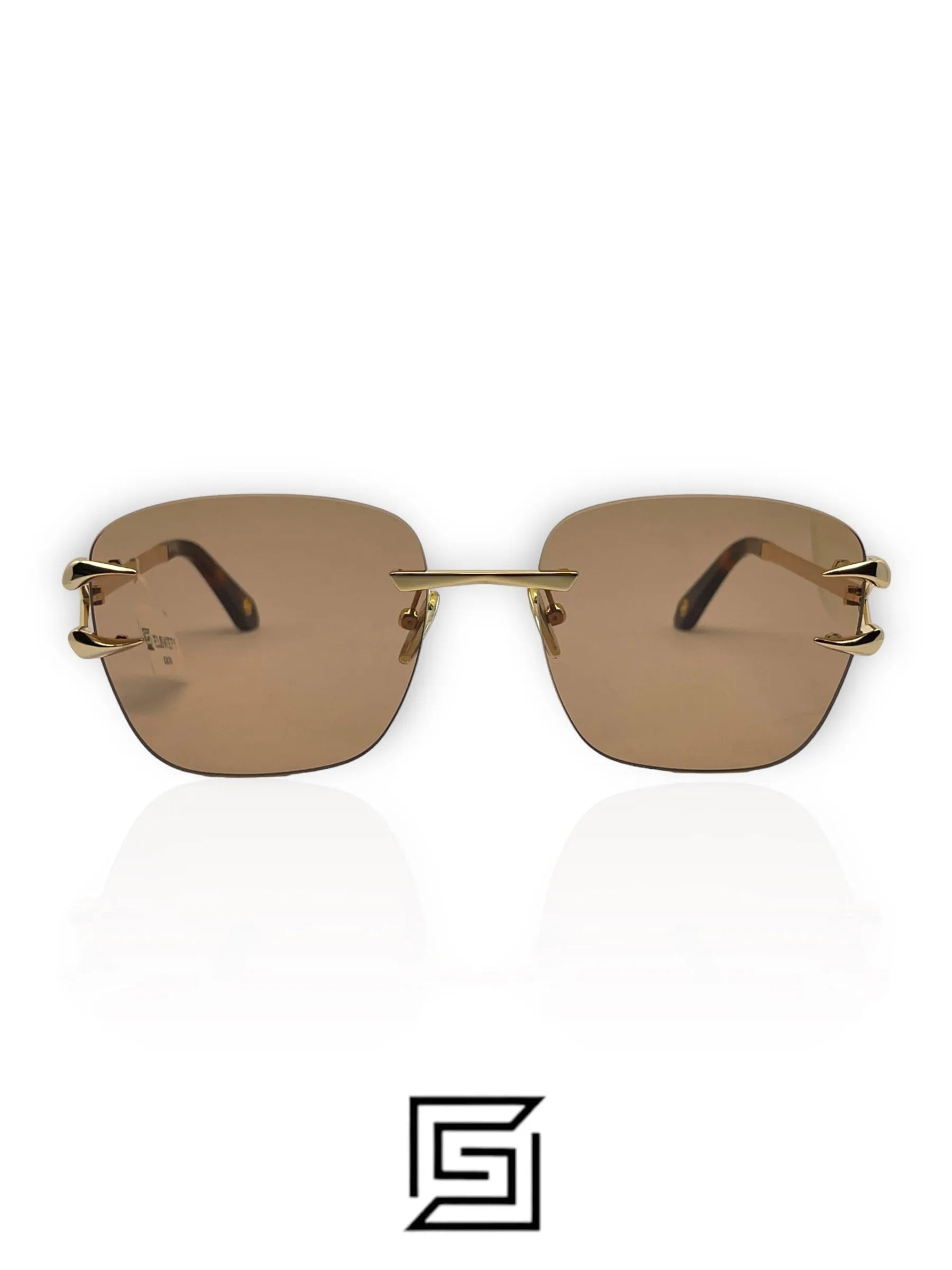 Roberto Cavalli sunglasses SRC022 594G/GOLD X BROWN