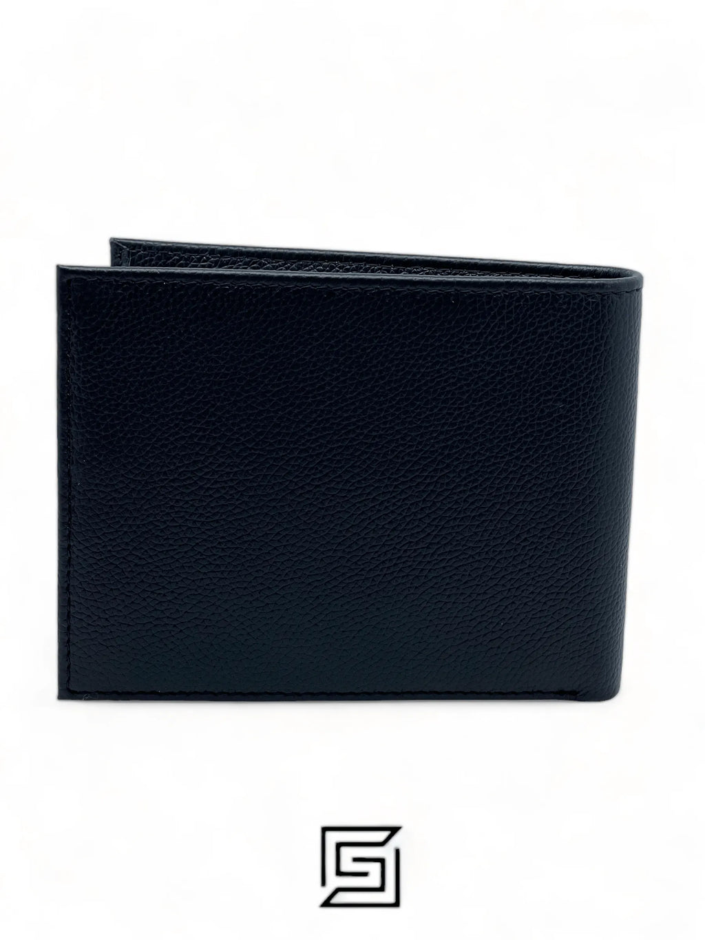 leather CK SINGLE WALLET W CK LOGO METAL SOFT PATTERN/BLACK