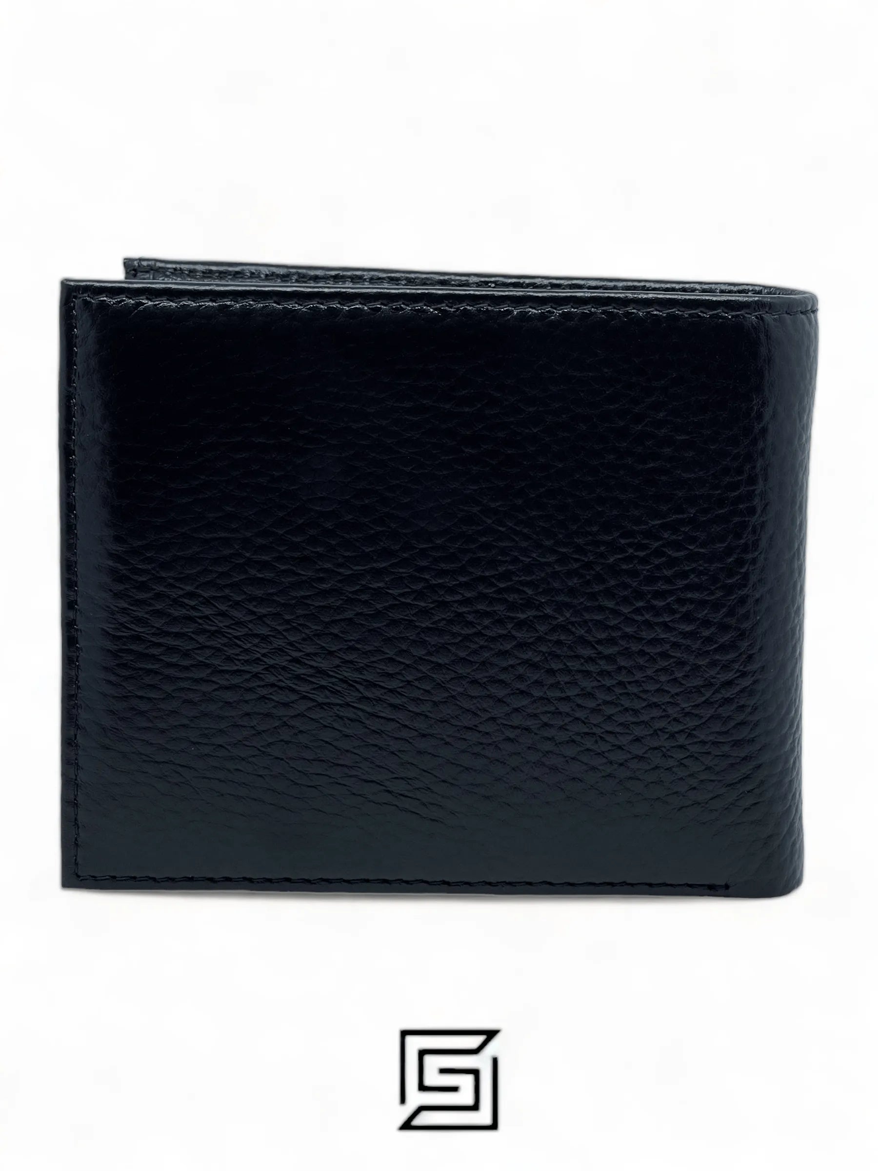 leather CK SINGLE WALLET CREDIT ON FRONT/BLACK