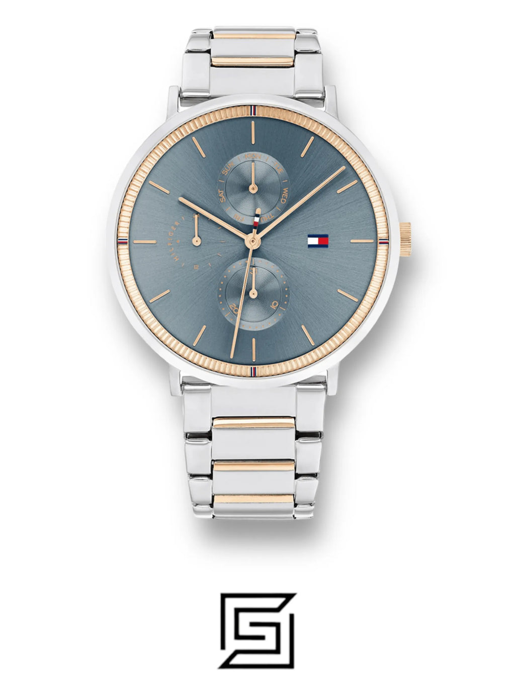 original-watches Tommy Hilfiger Women's Multi Dial Quartz Watch Jenna with Stainless Steel Band 1782298