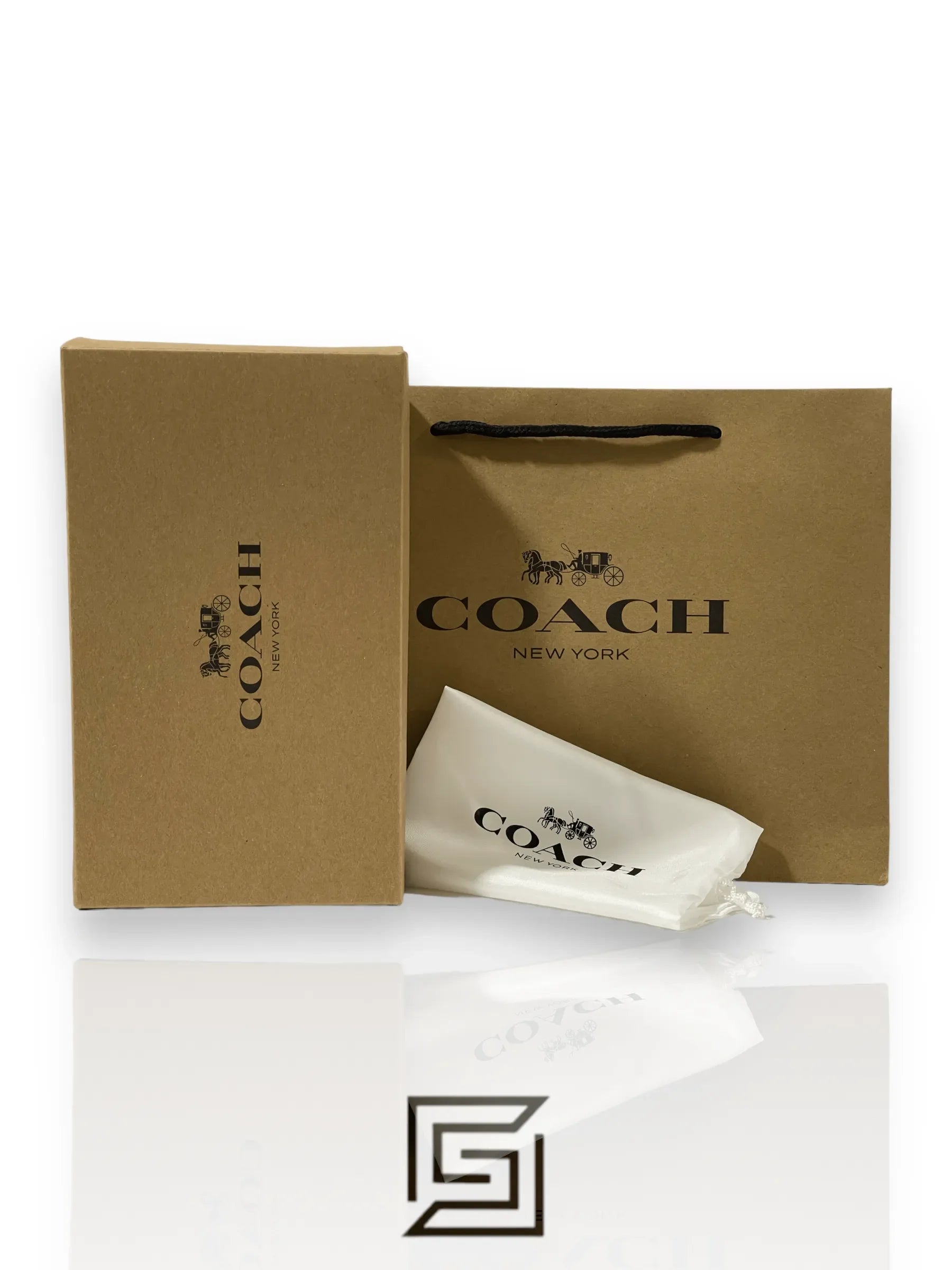 Coach wallets Phone Wallet In Colorblock Signature Canvas Brown x Black Style No. C2874