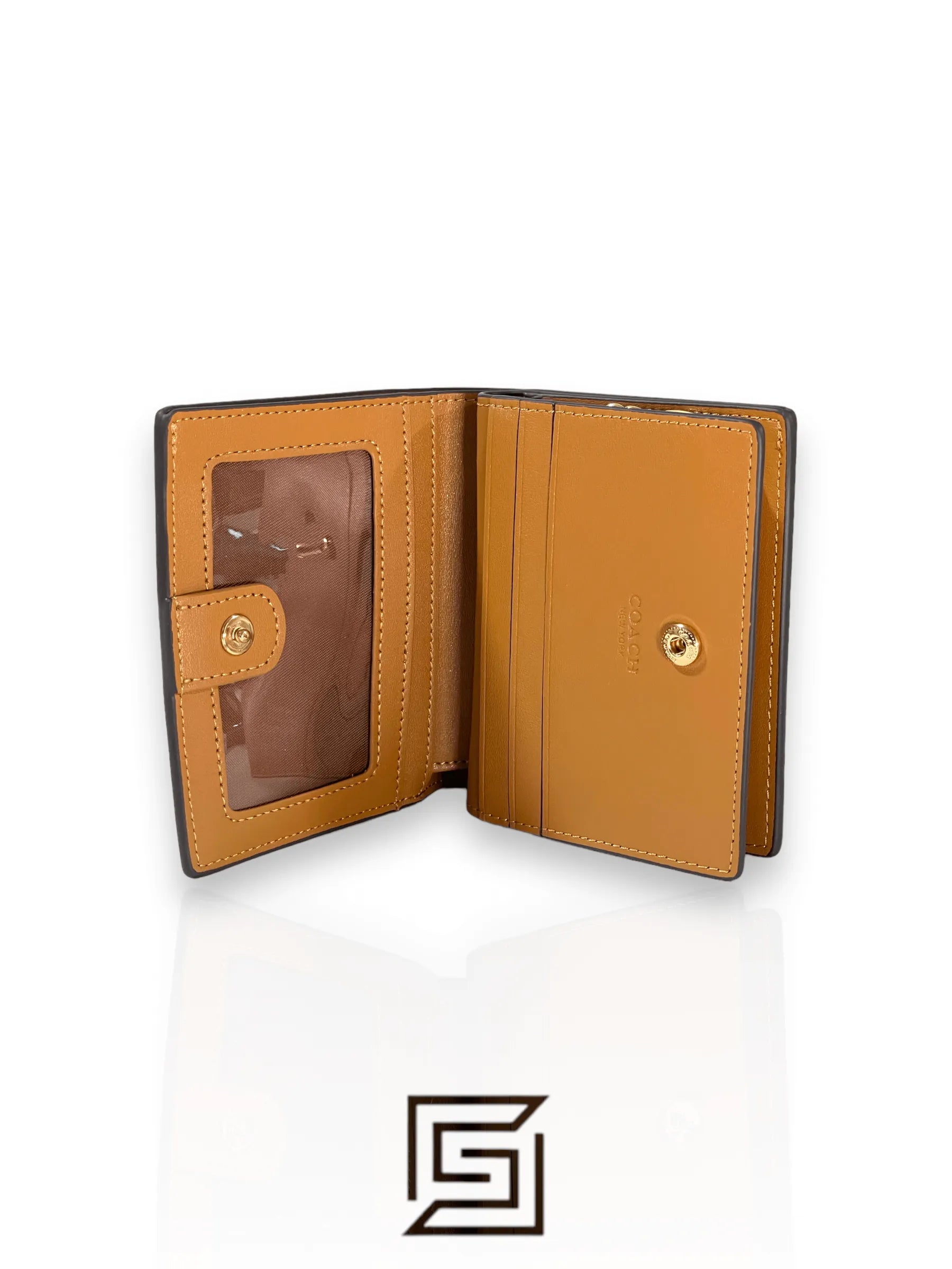Snap Wallet In Signature Canvas C3309 Beige