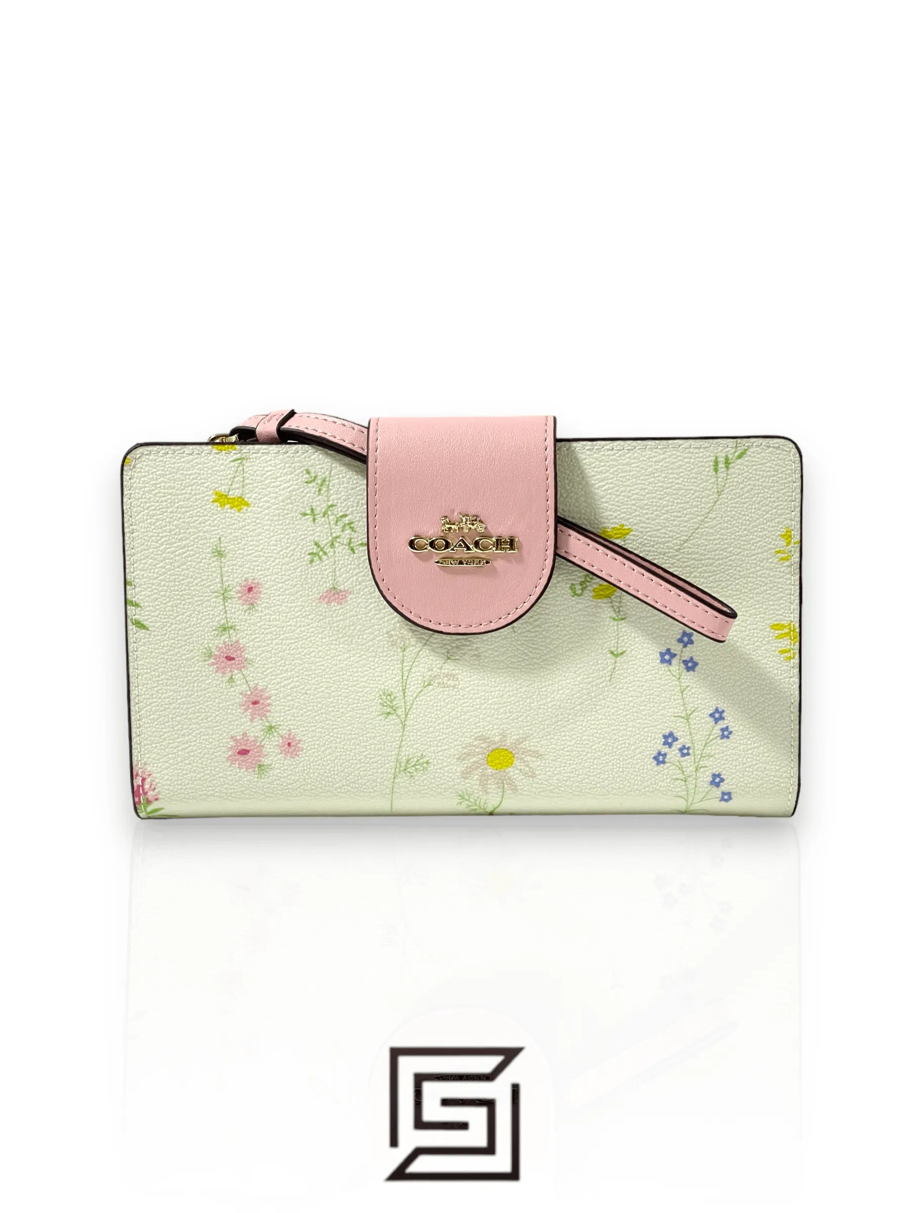 Coach Tech Phone Wallet Spaced Wildflower C3371