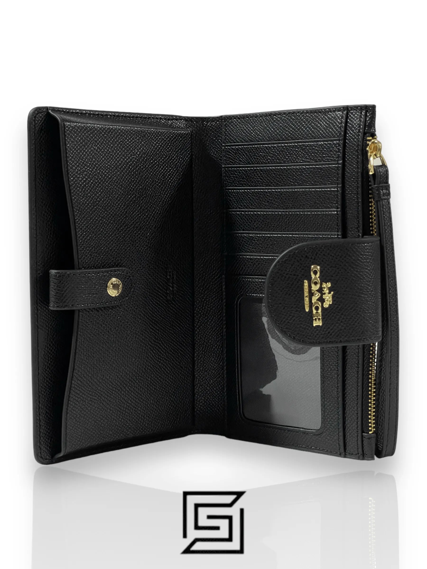 Coach Phone Wallet In Color Black C2869