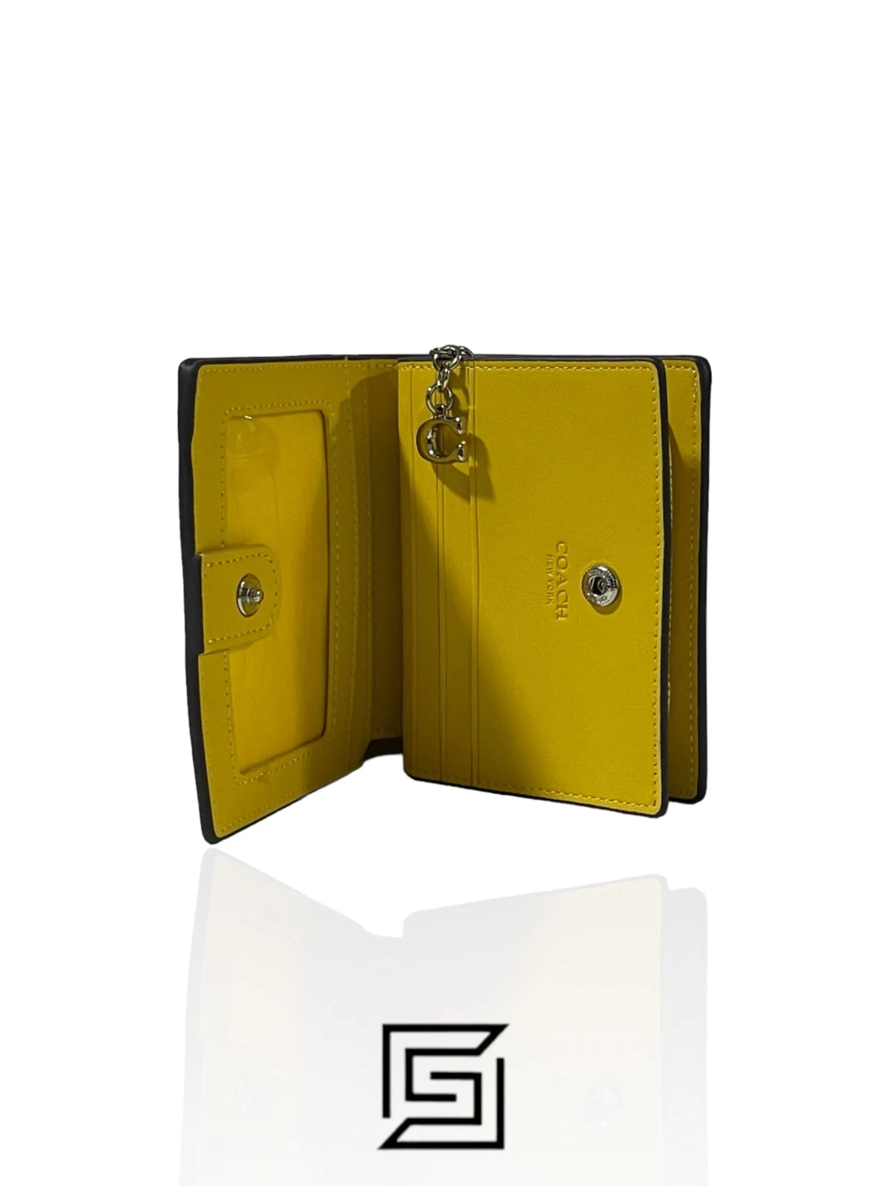 Coach Snap With Mystical Floral Print Sky Yellow Style No. C8703