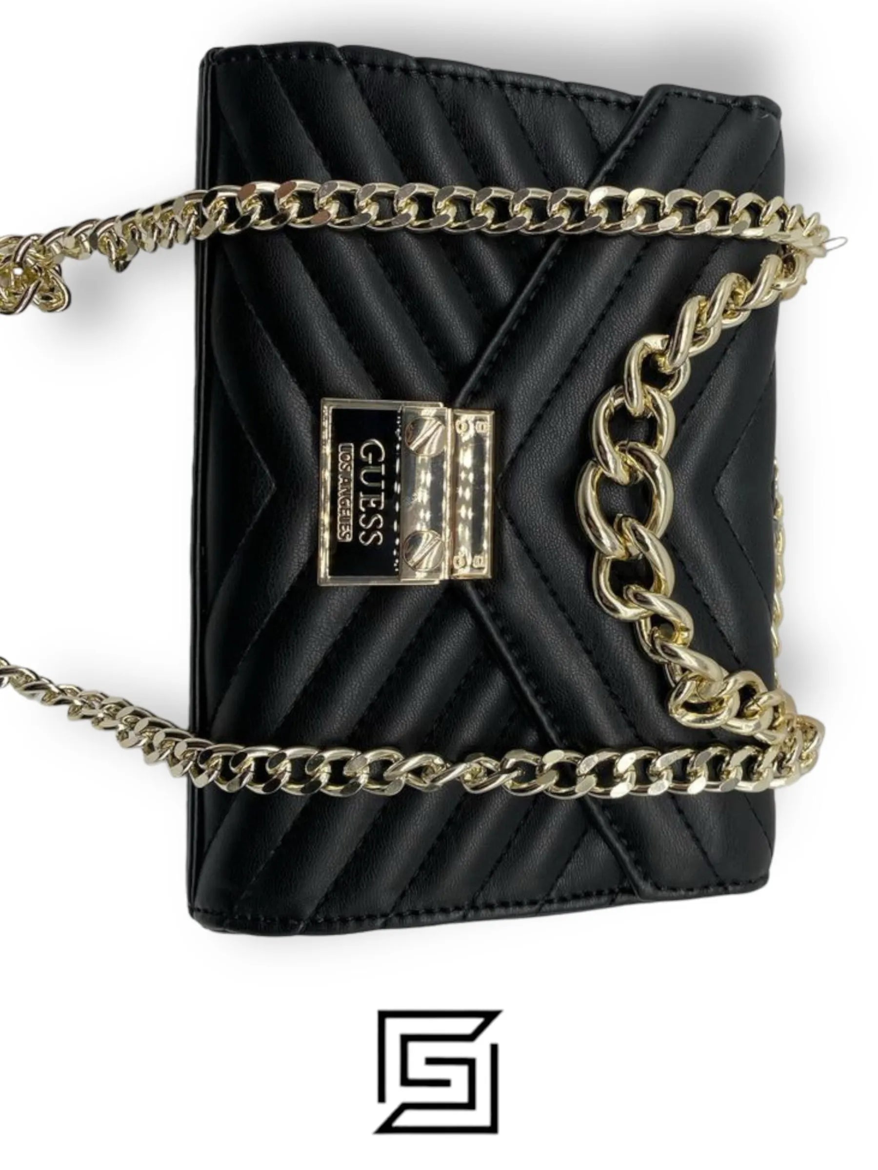 leather guess Black Quilt 19gf-280
