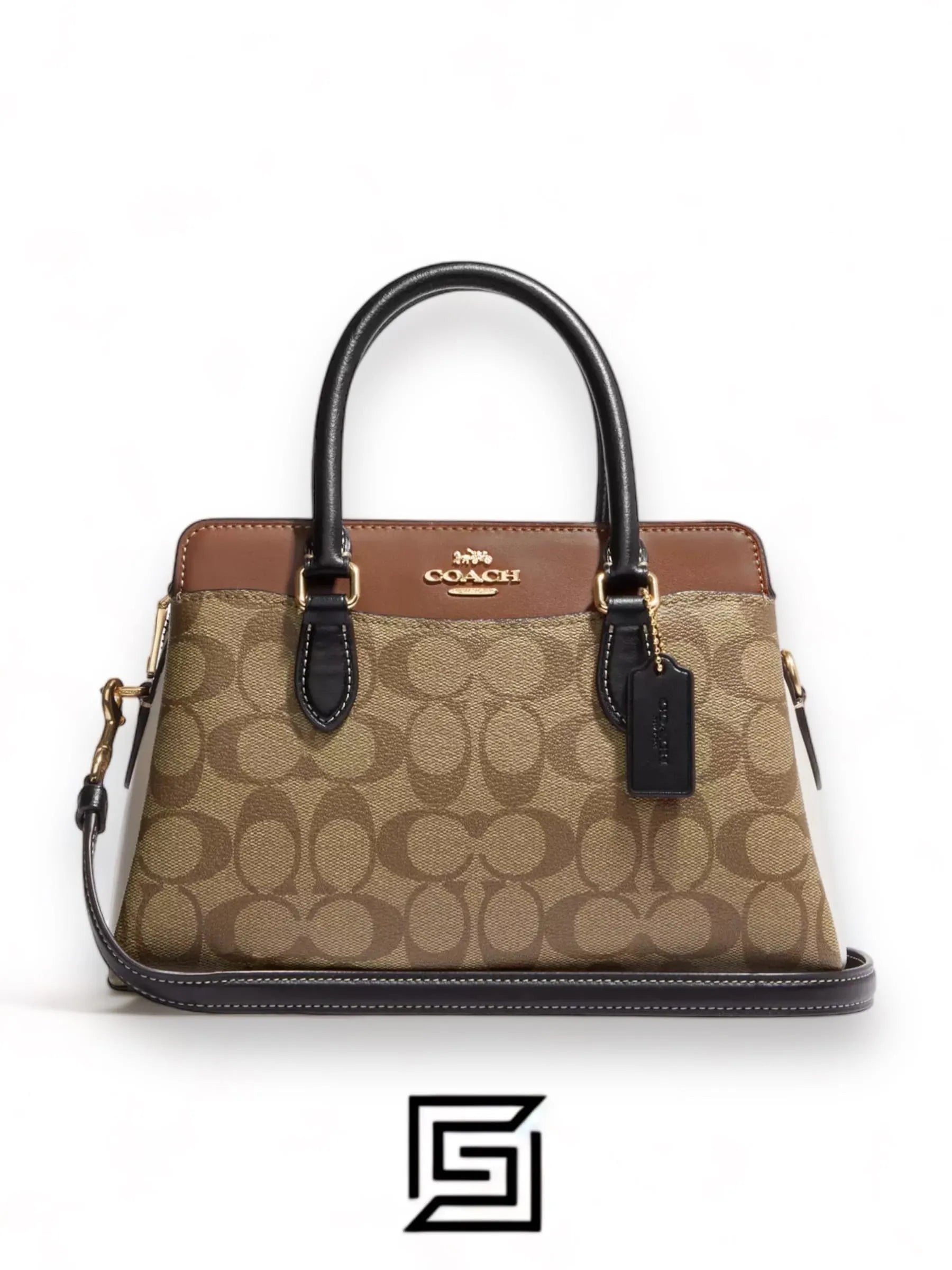 Coach Mini Darcie Carryall In Colorblock Signature Canvas CH287 Handbag