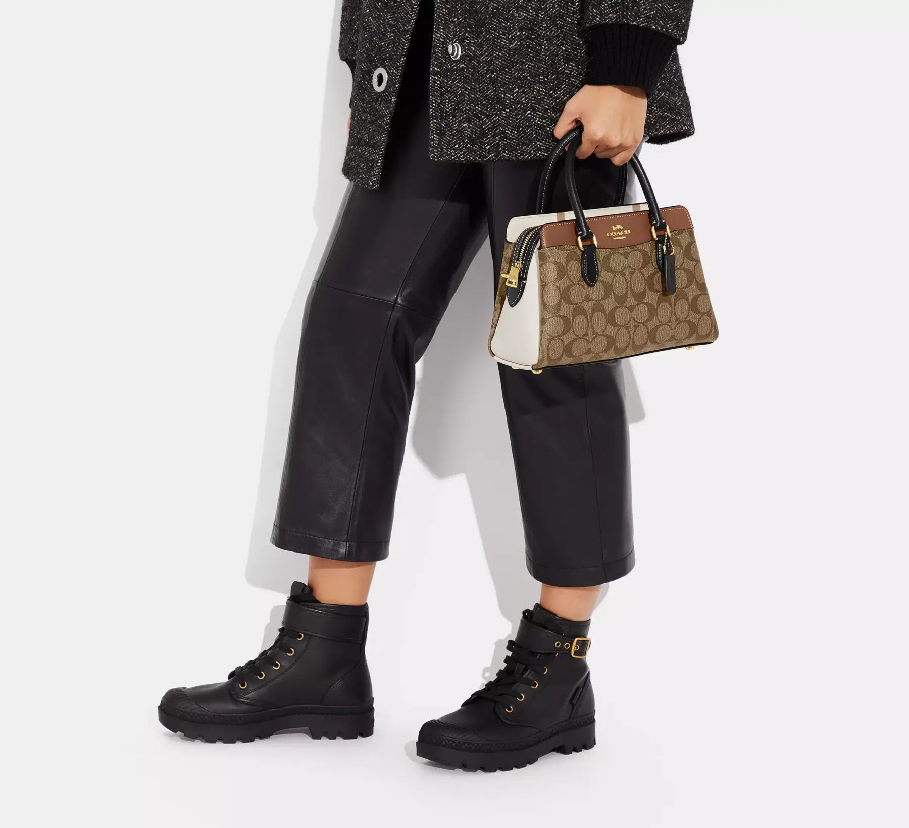Coach Mini Darcie Carryall In Colorblock Signature Canvas CH287 Handbag