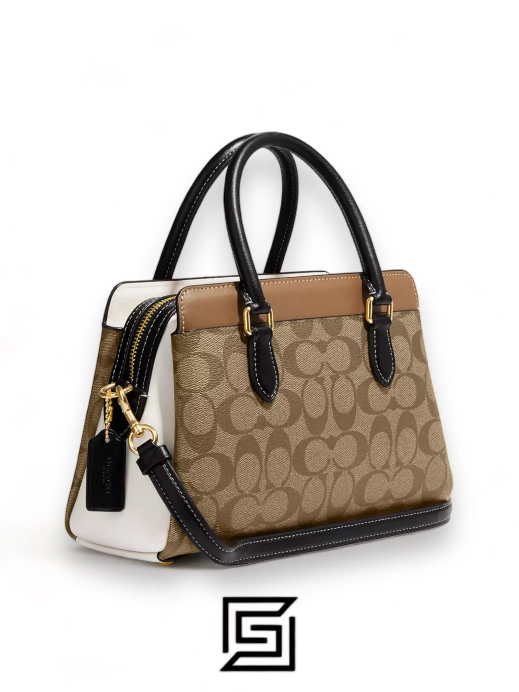 Coach Mini Darcie Carryall In Colorblock Signature Canvas CH287 Handbag