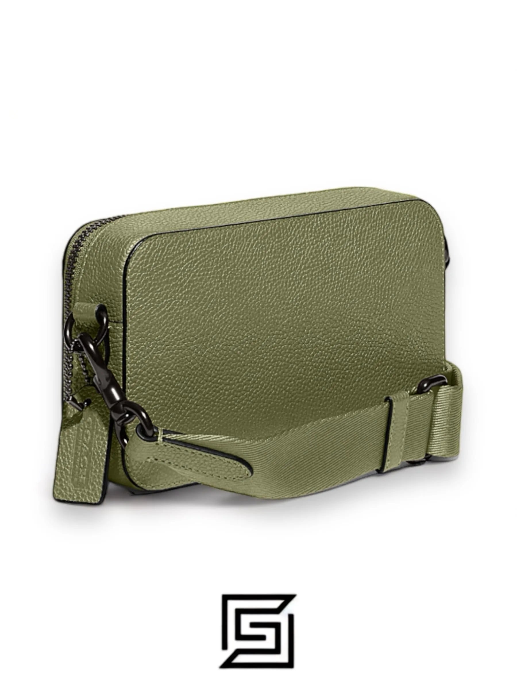 Coach leather Charter Slim Crossbody Green CC070
