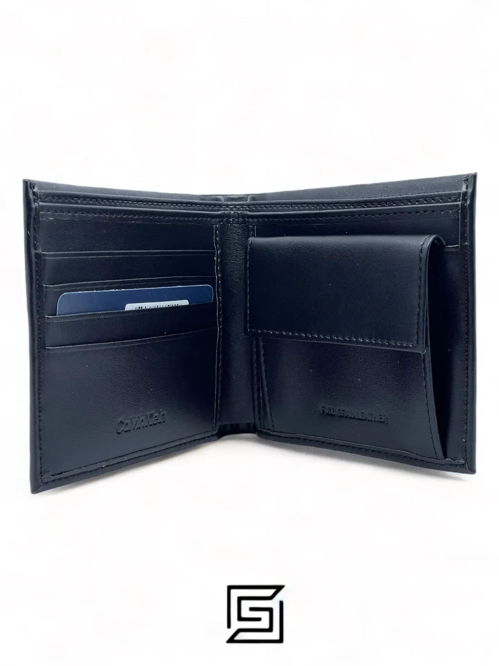 wallets CK SINGLE WALLET CK LOGO BLACK INSIDE CK JEANS BIG BOX/BLACK
