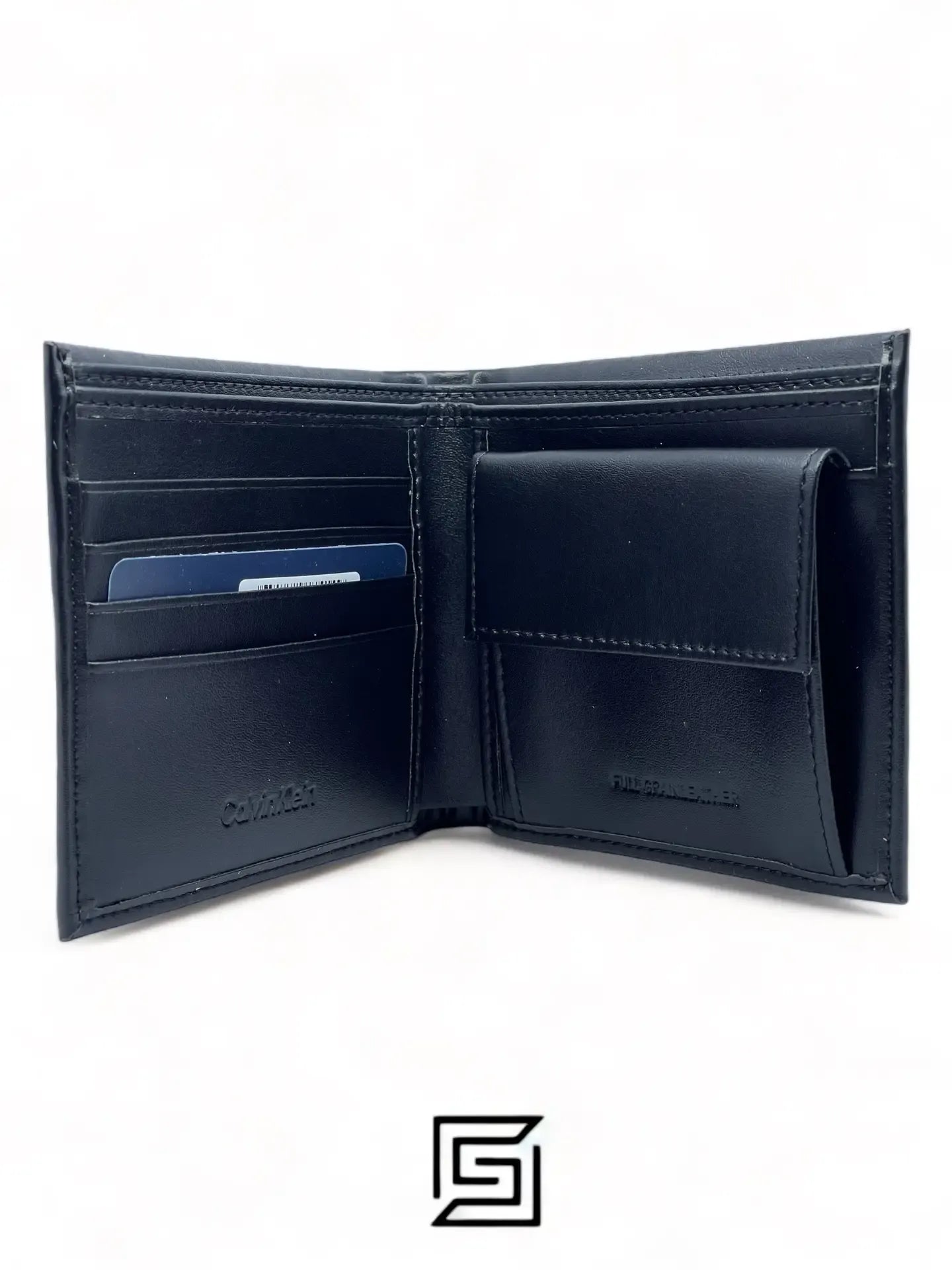 wallets CK SINGLE WALLET CK LOGO BLACK INSIDE CK JEANS BIG BOX/BLACK