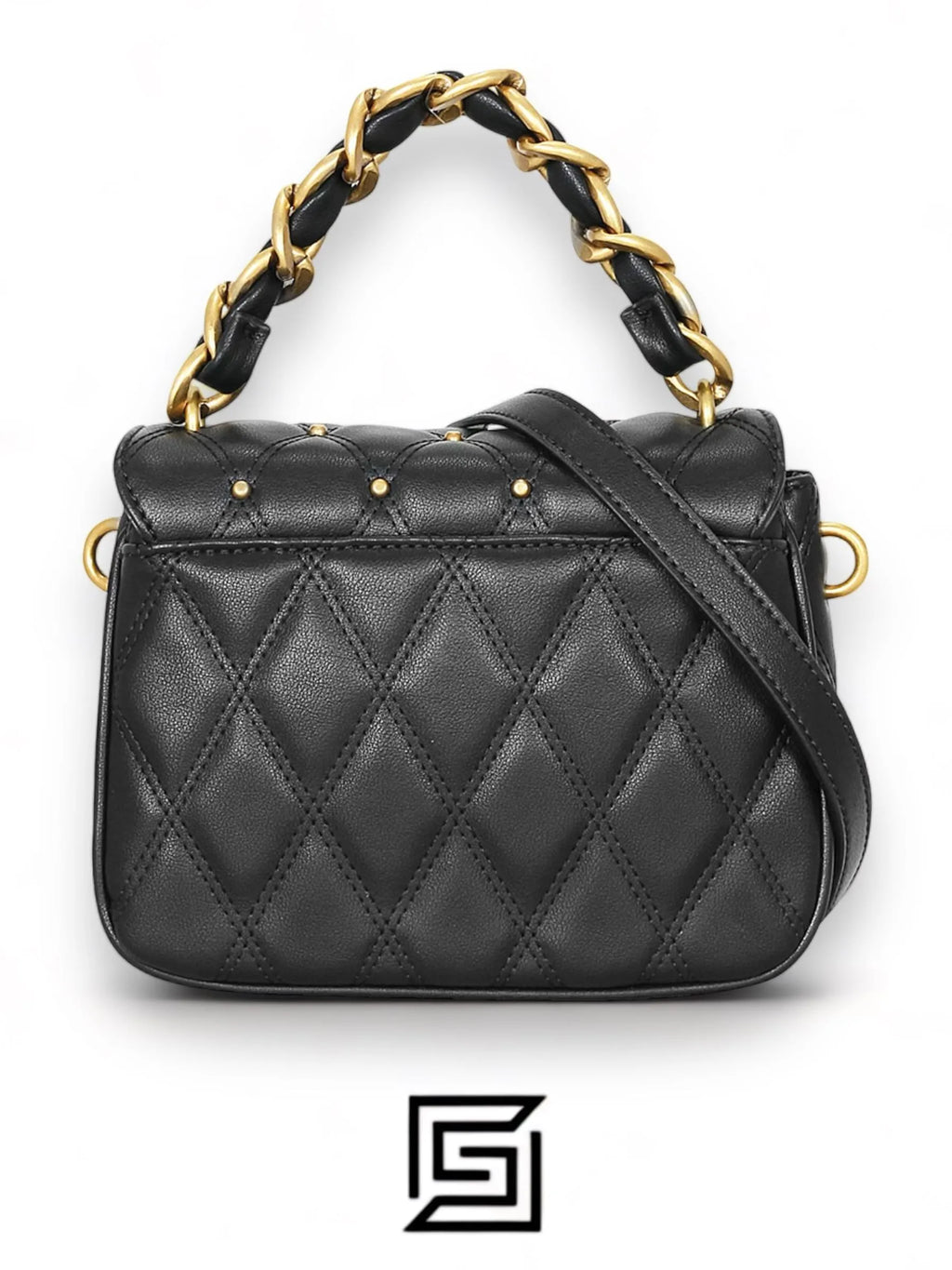 حقيبة كتف Guess Leather Triana Studs