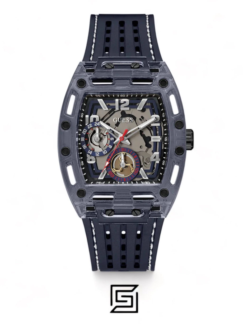 original-watches GUESS Mens Blue Navy Multi-function Watch GW0499G1